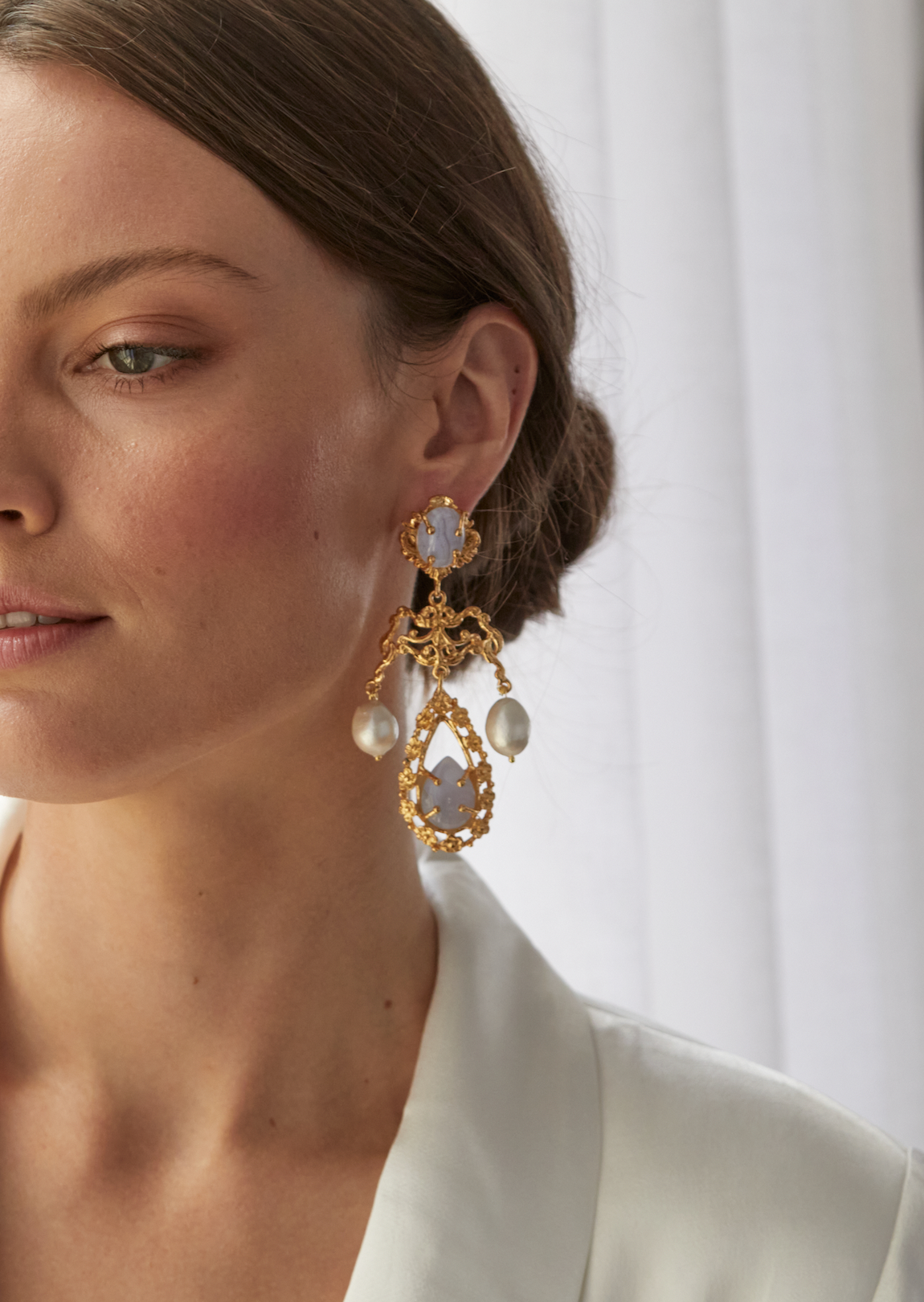 Liliana Earrings Pale Blue