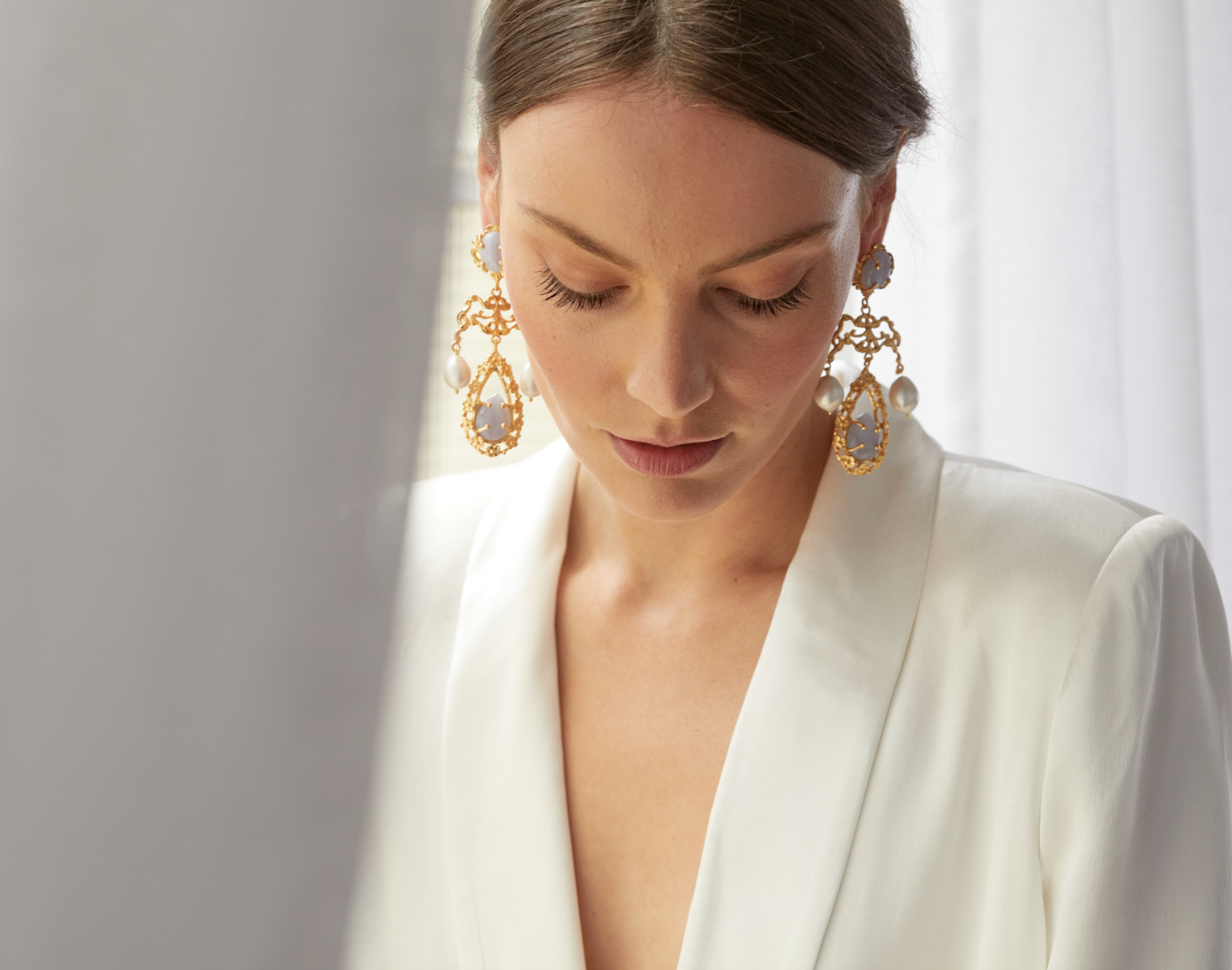 Liliana Earrings Pale Blue