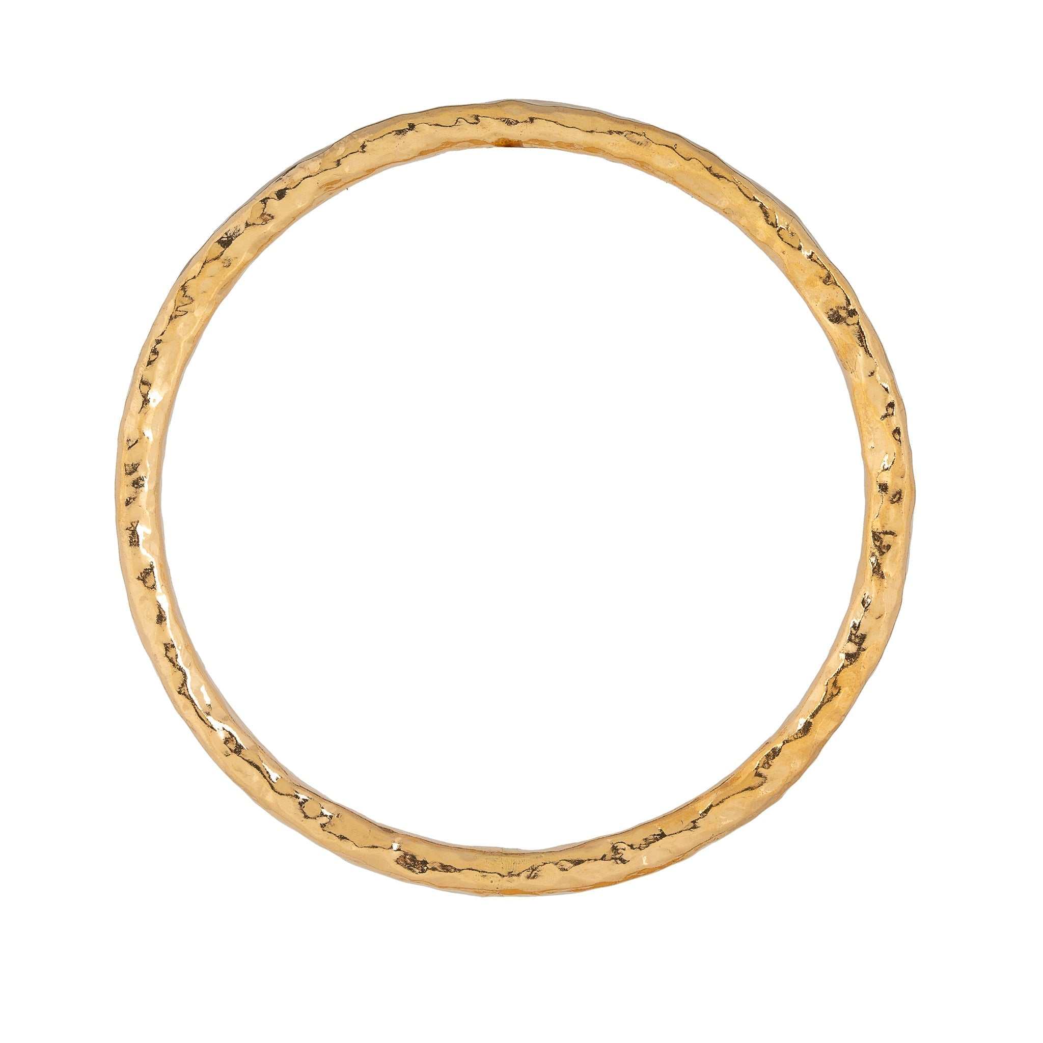 Luxury Designer Bia Gold Bangle by Christie Nicolaides