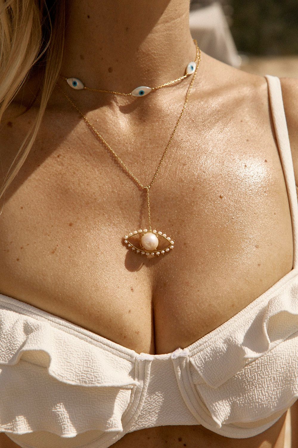 Kleio Necklace Pearl