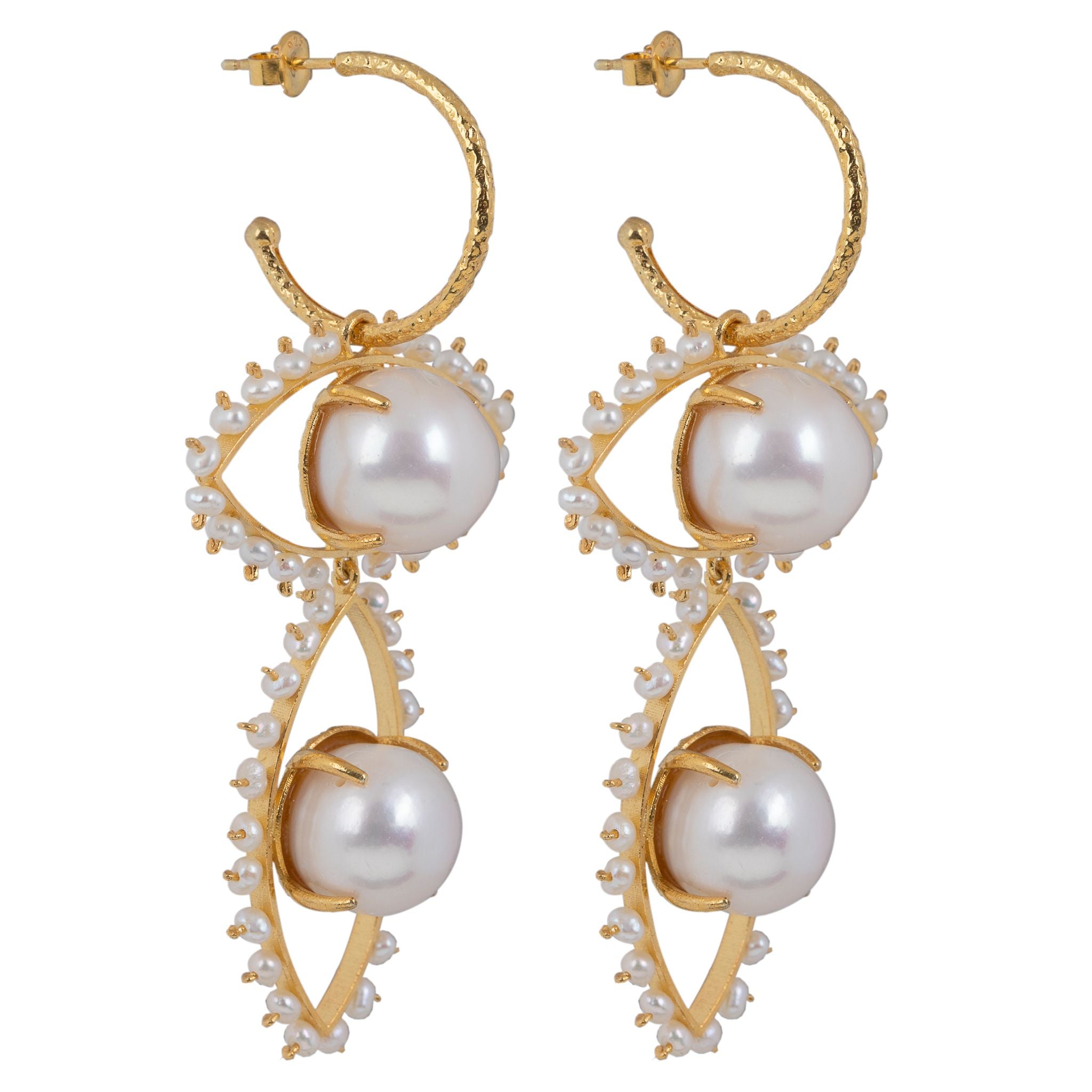 Selene Earrings Pearl