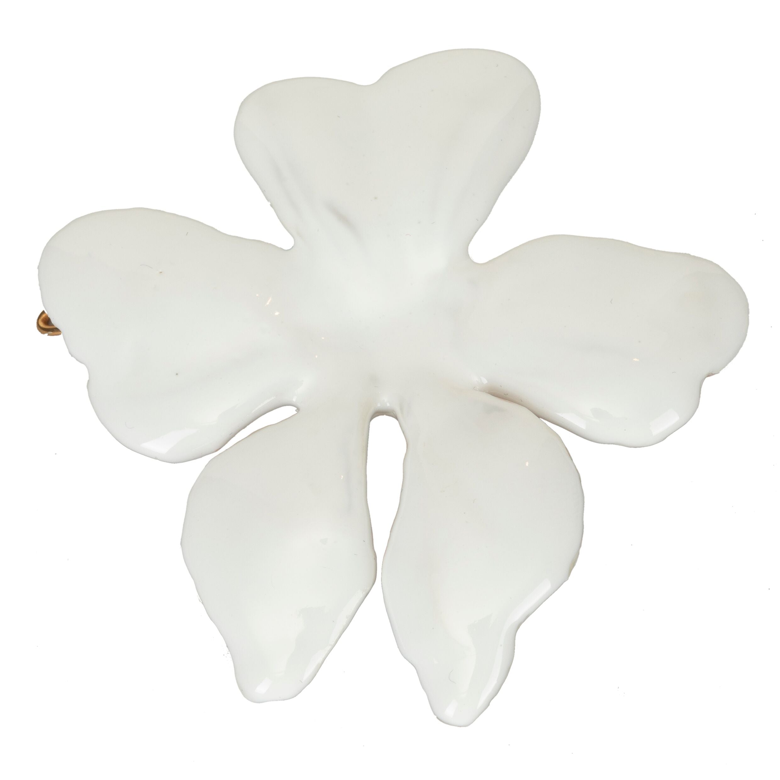 Poppy Hair Clip White