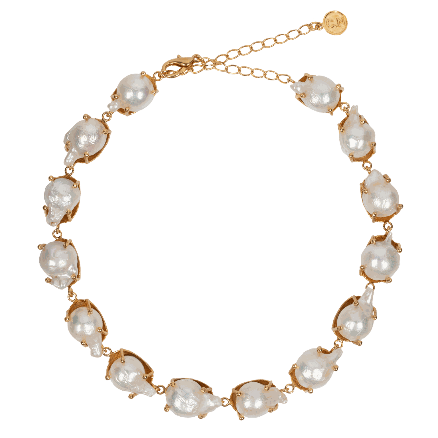 Designer Pearl Angelica Necklace by Christie Nicolaides