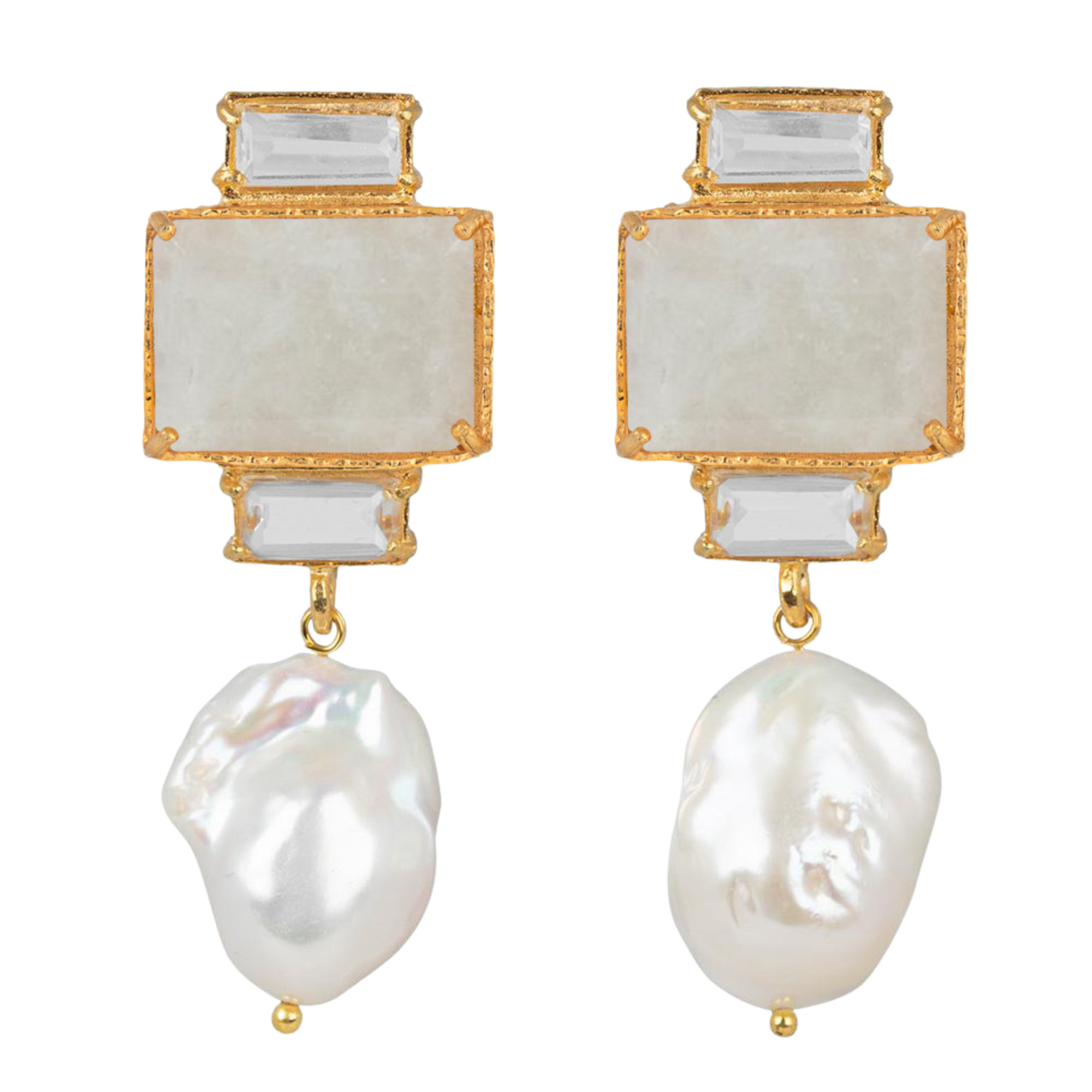 Bambina Earrings White