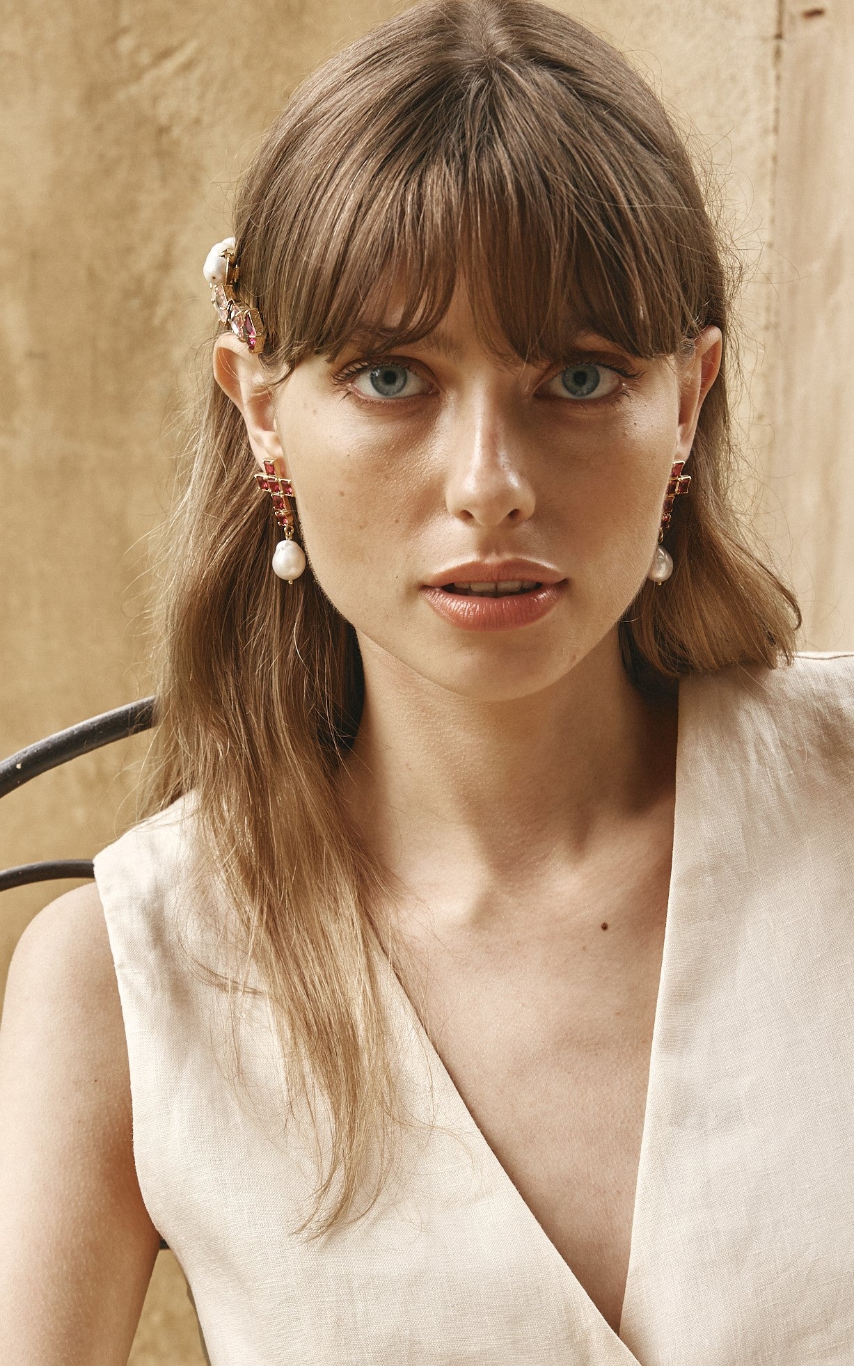 Emme Earrings Hot Pink