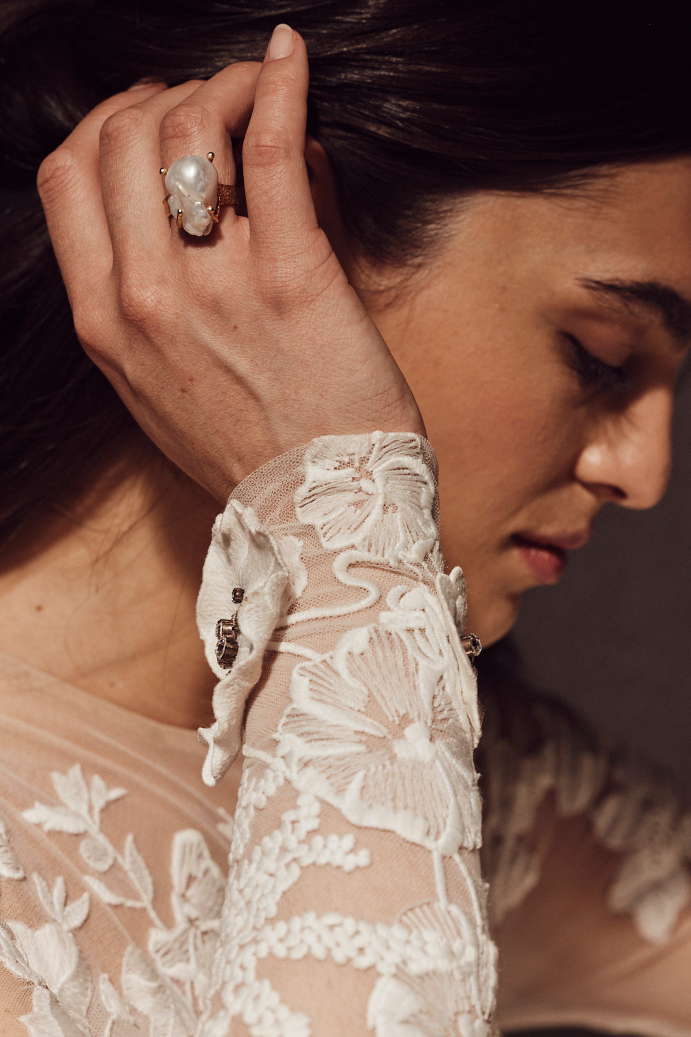 Morelli Ring Pearl Gold