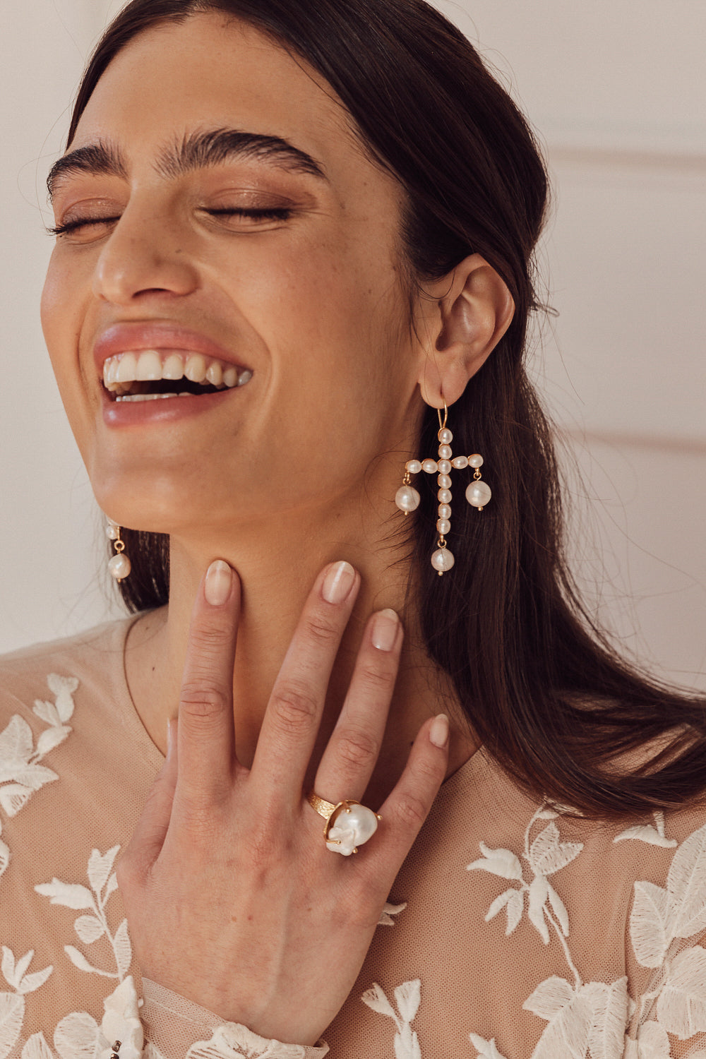 Morelli Ring Pearl Gold