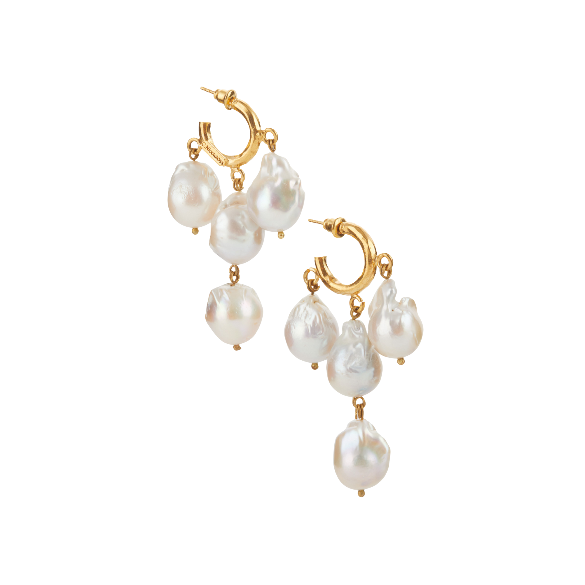 Evetta Hoops Pearl