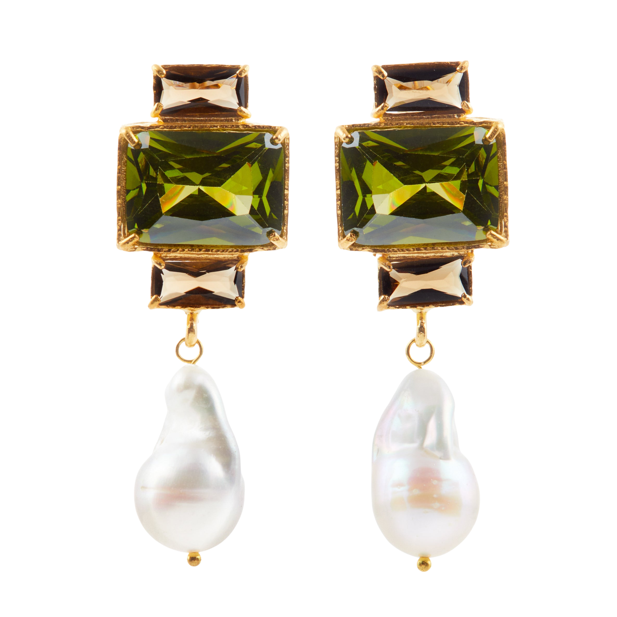 Bambina Earrings Dark Green