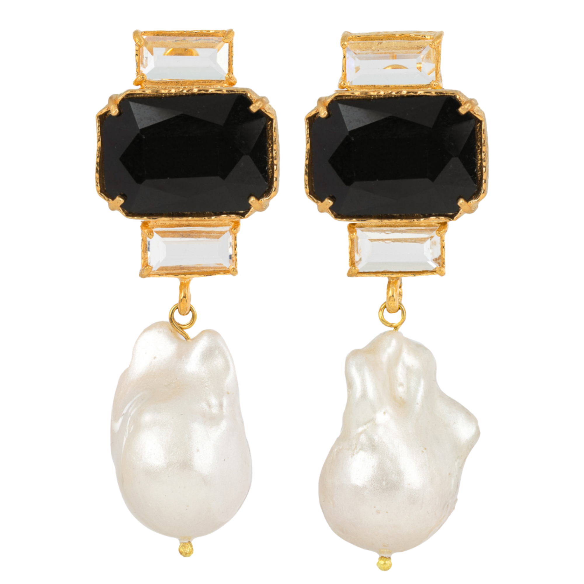 Bambina Earrings Black