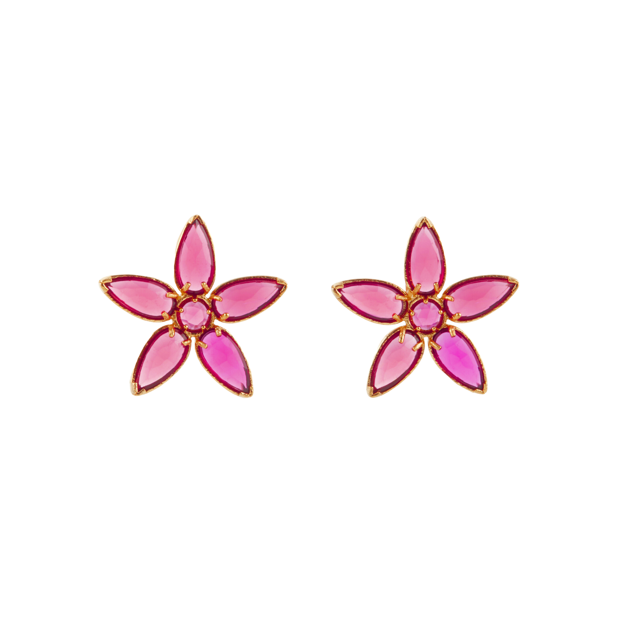 Azelia Earrings Hot Pink