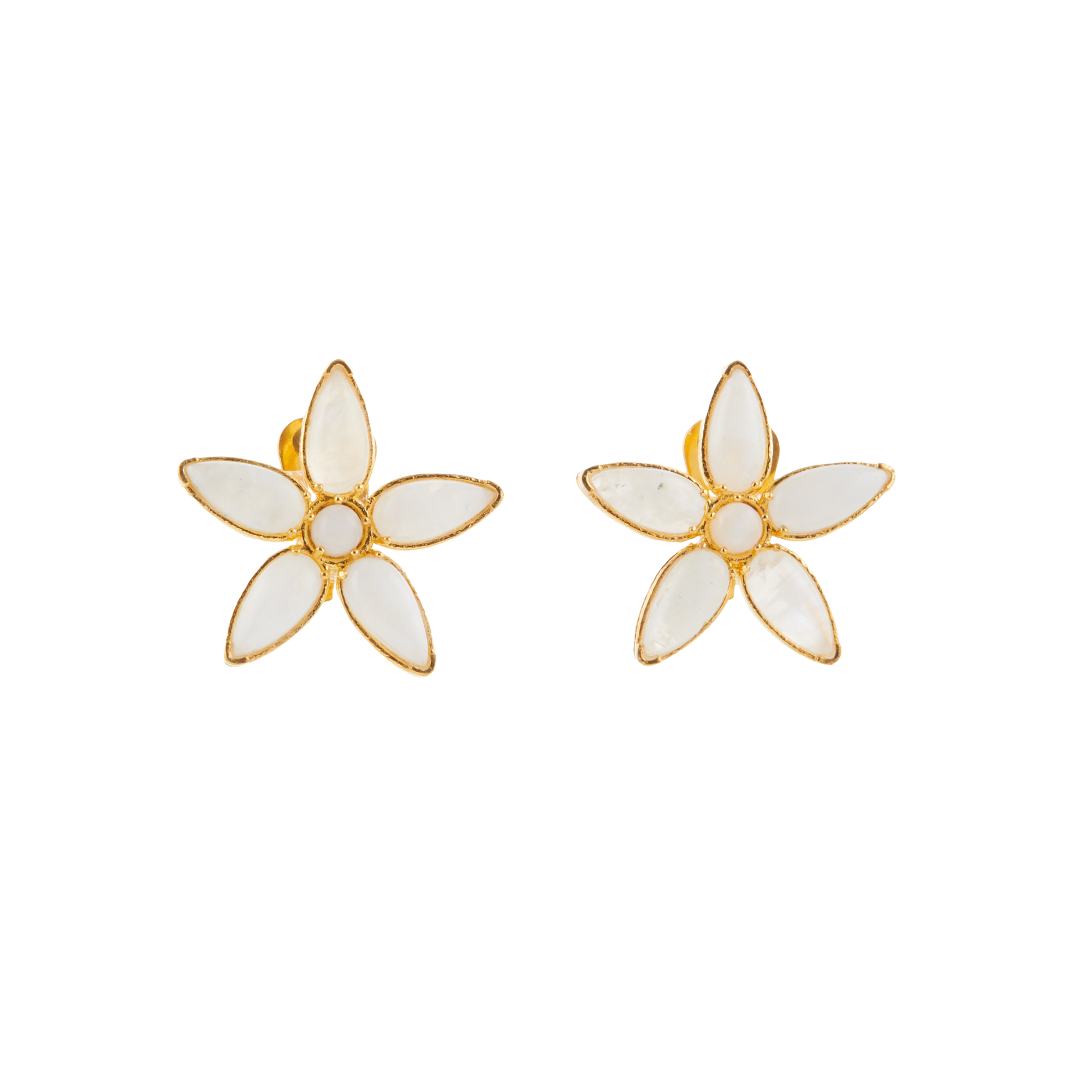 Azelia Earrings White