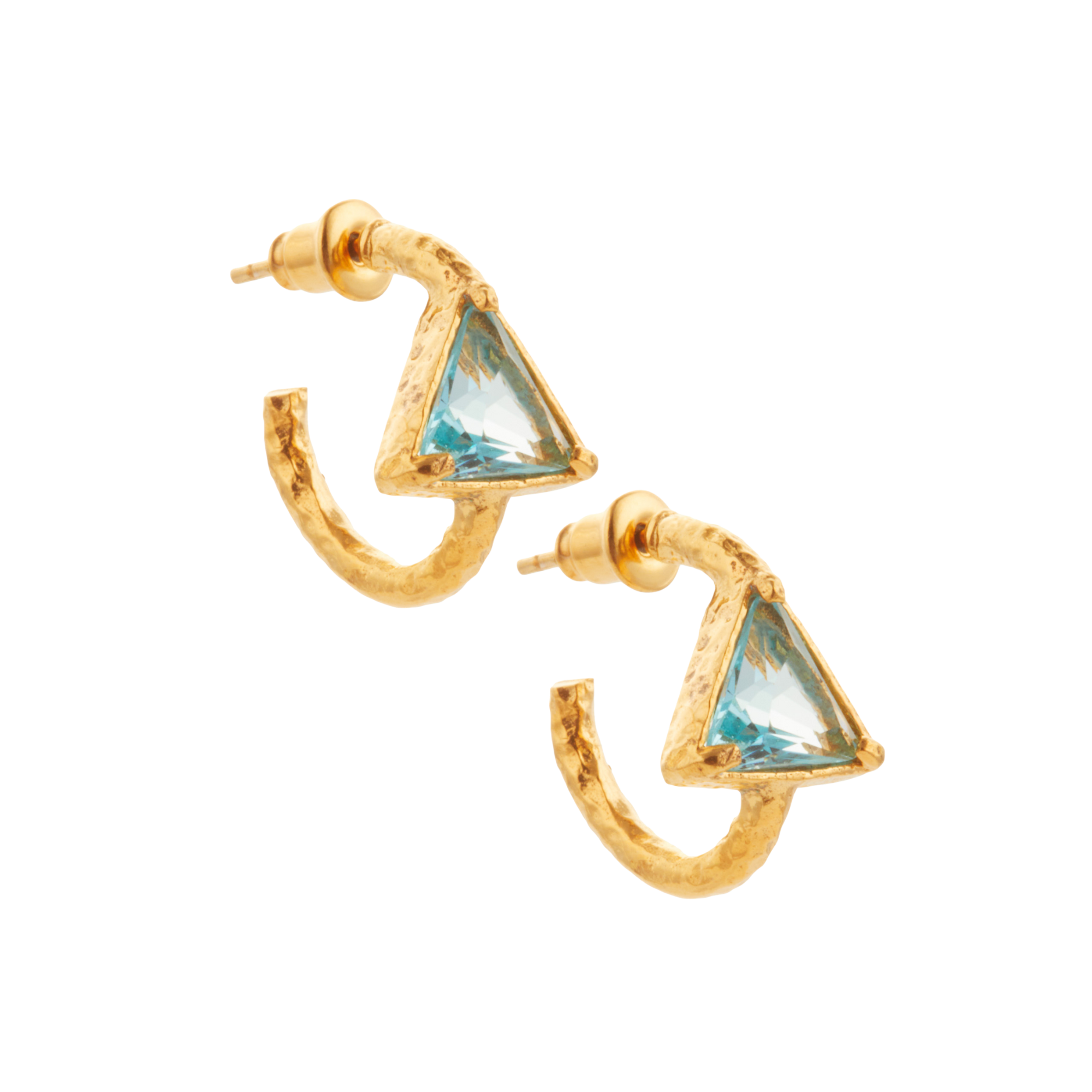 Alexa Hoops Pale Blue