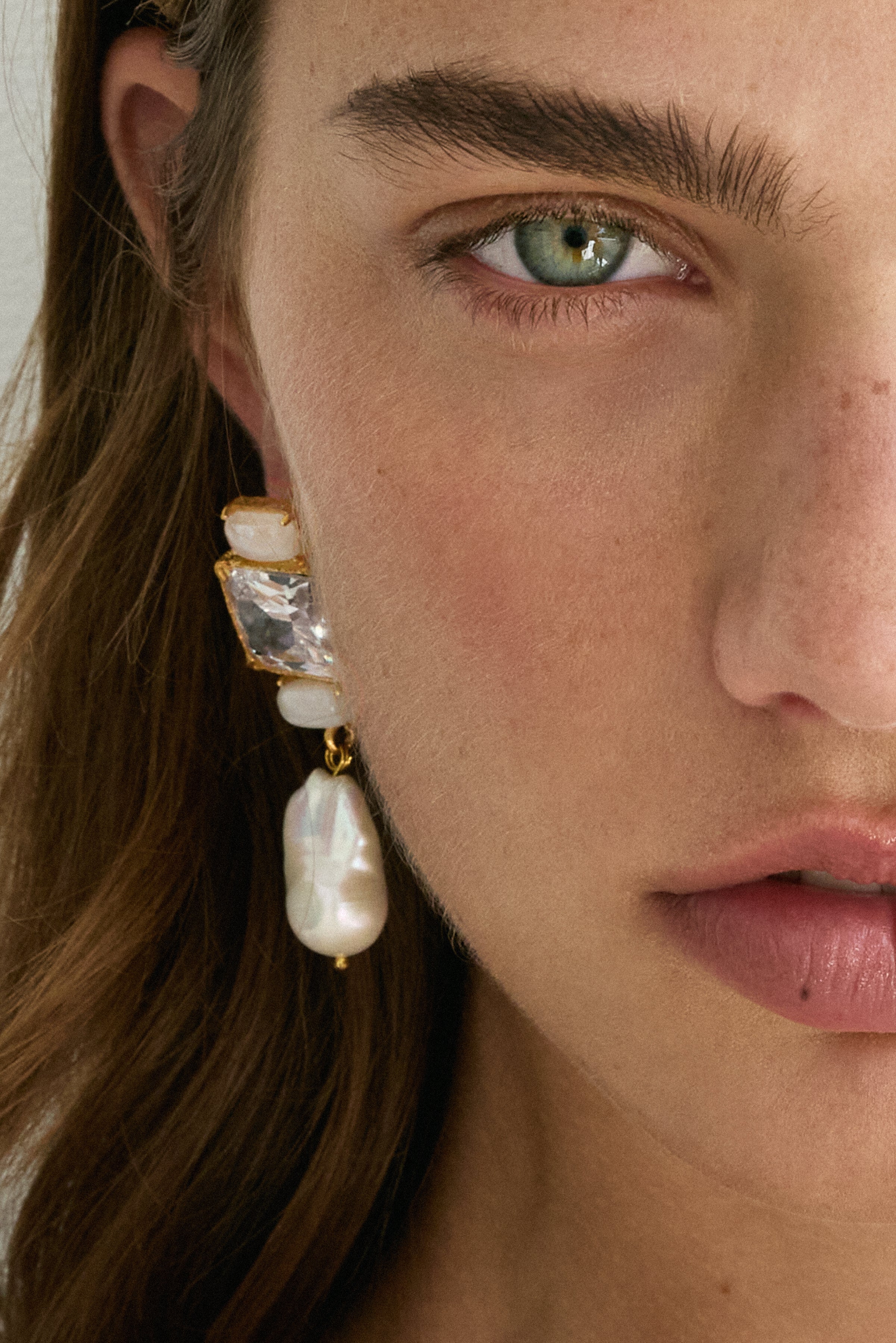 Bambina Earrings Clear