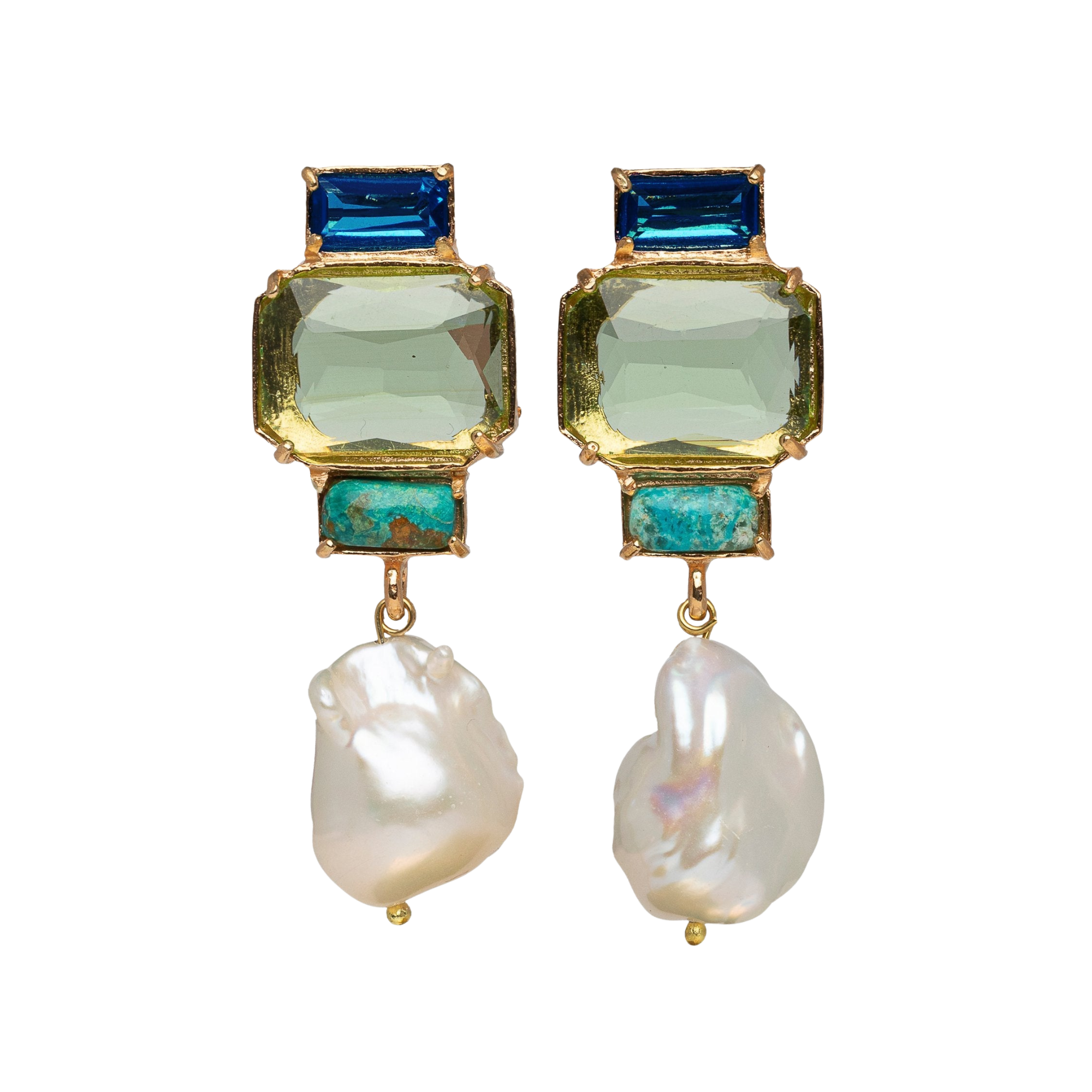 Bambina Earrings Pale Green
