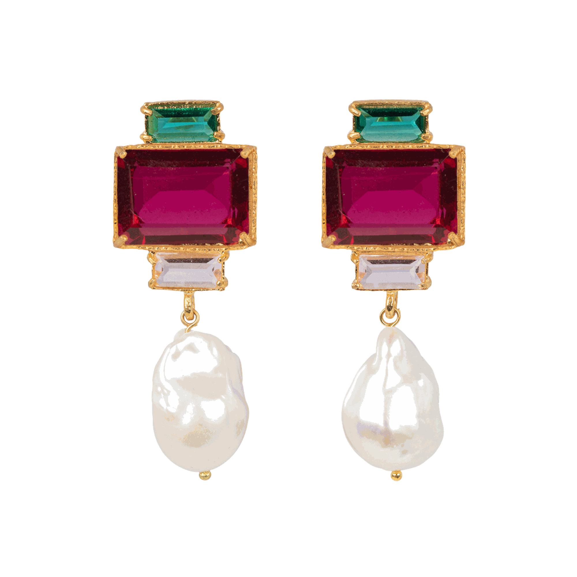 Bambina Earrings Hot Pink