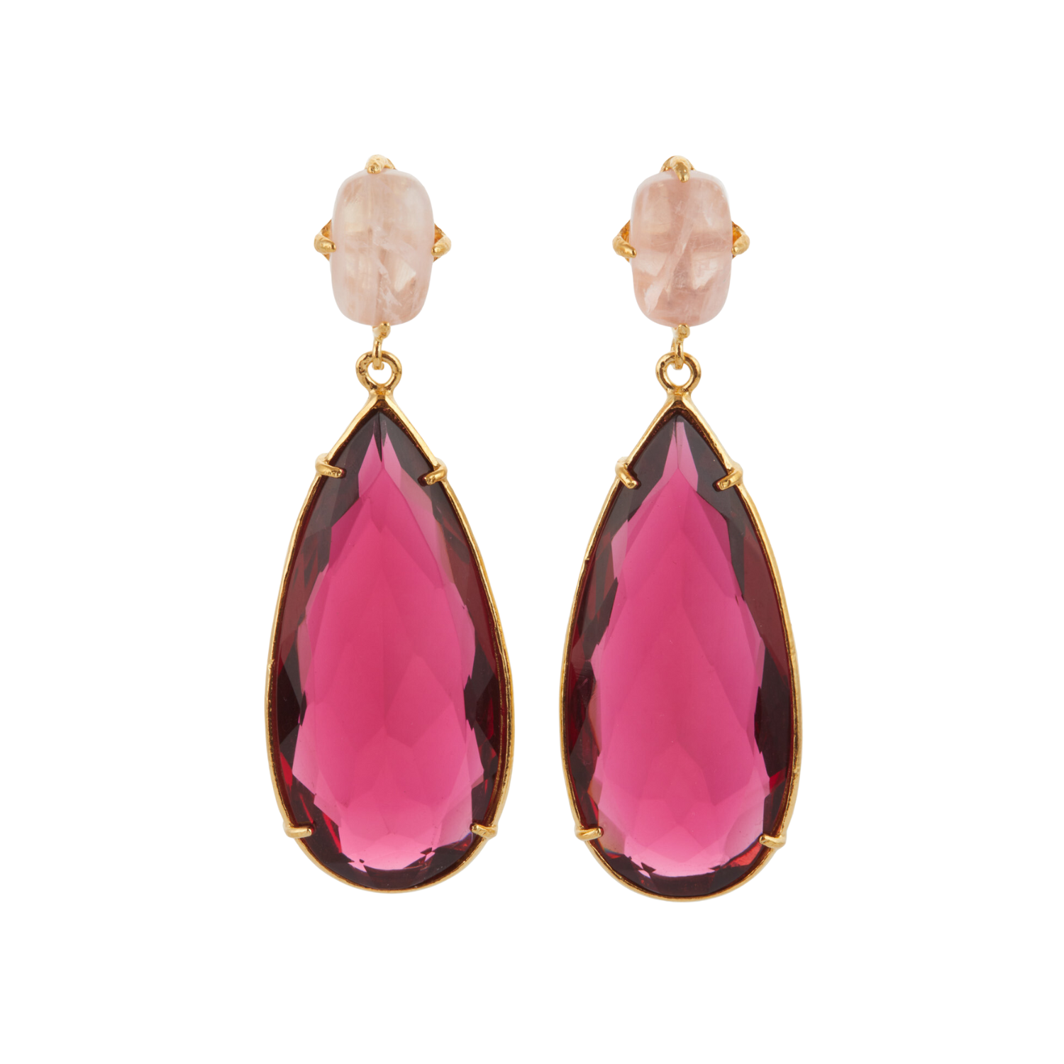 Franca Earrings Hot Pink