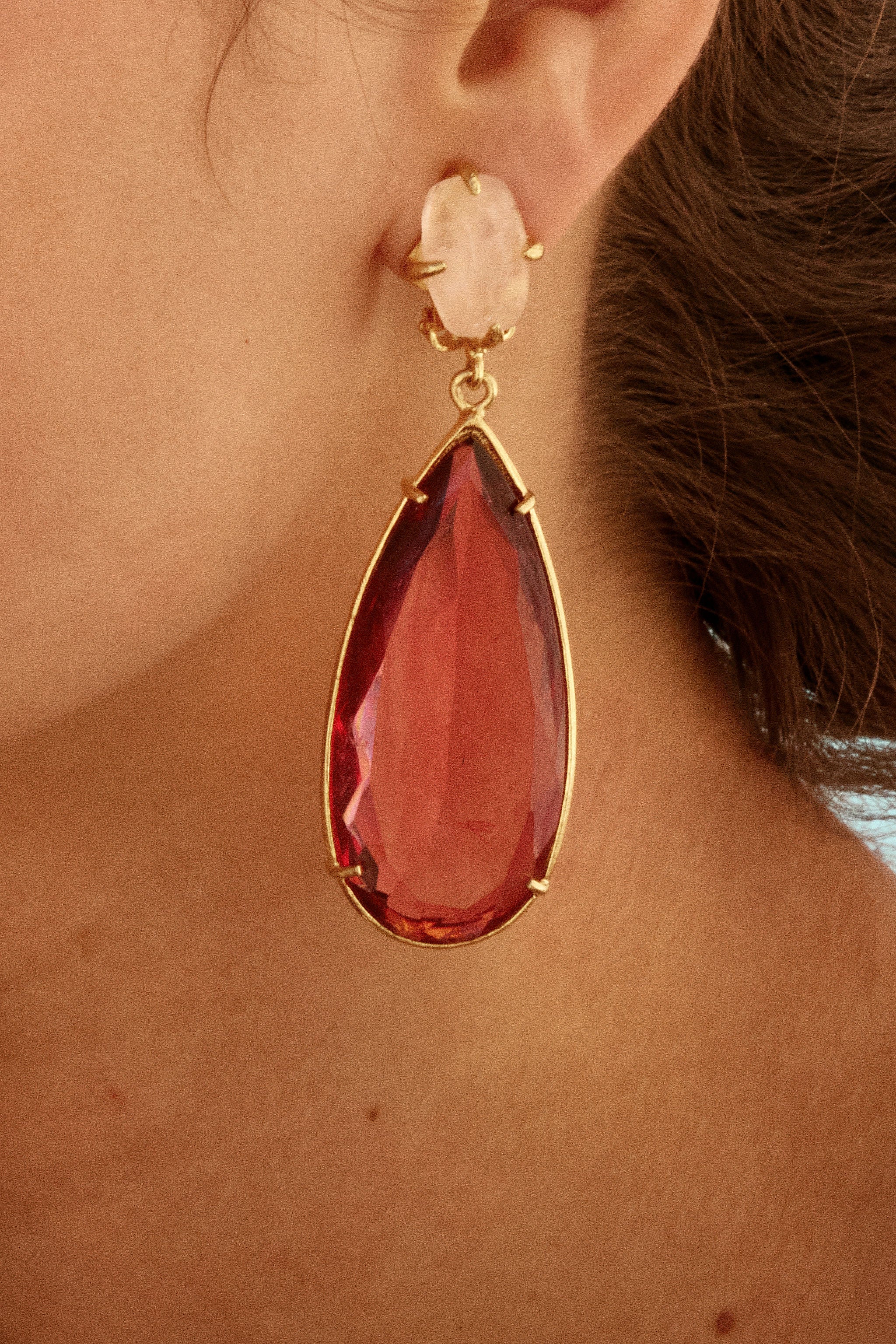 Franca Earrings Hot Pink