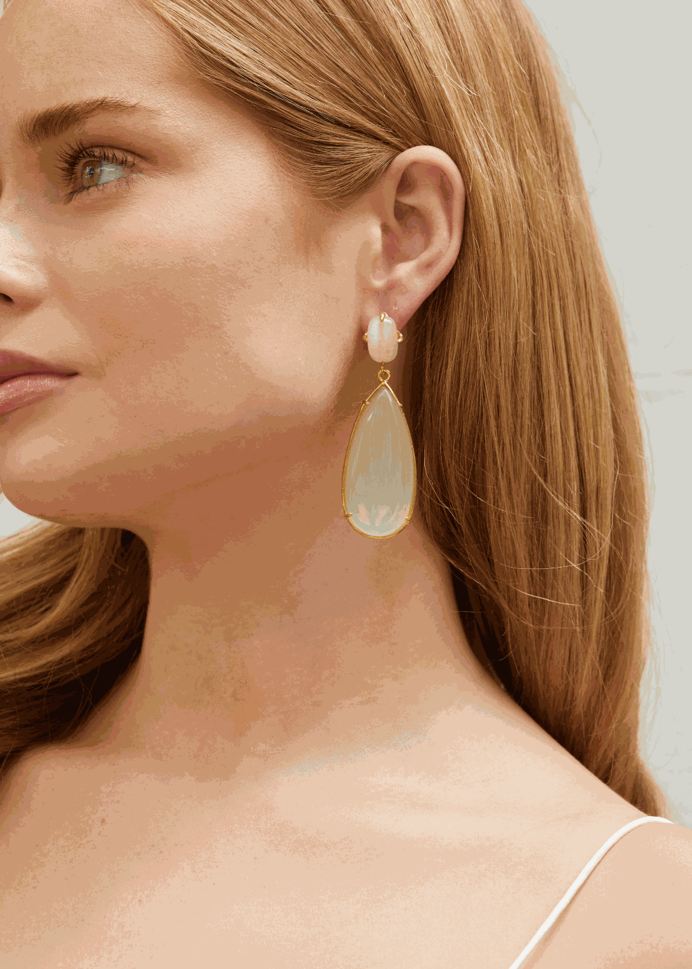 Franca Earrings White