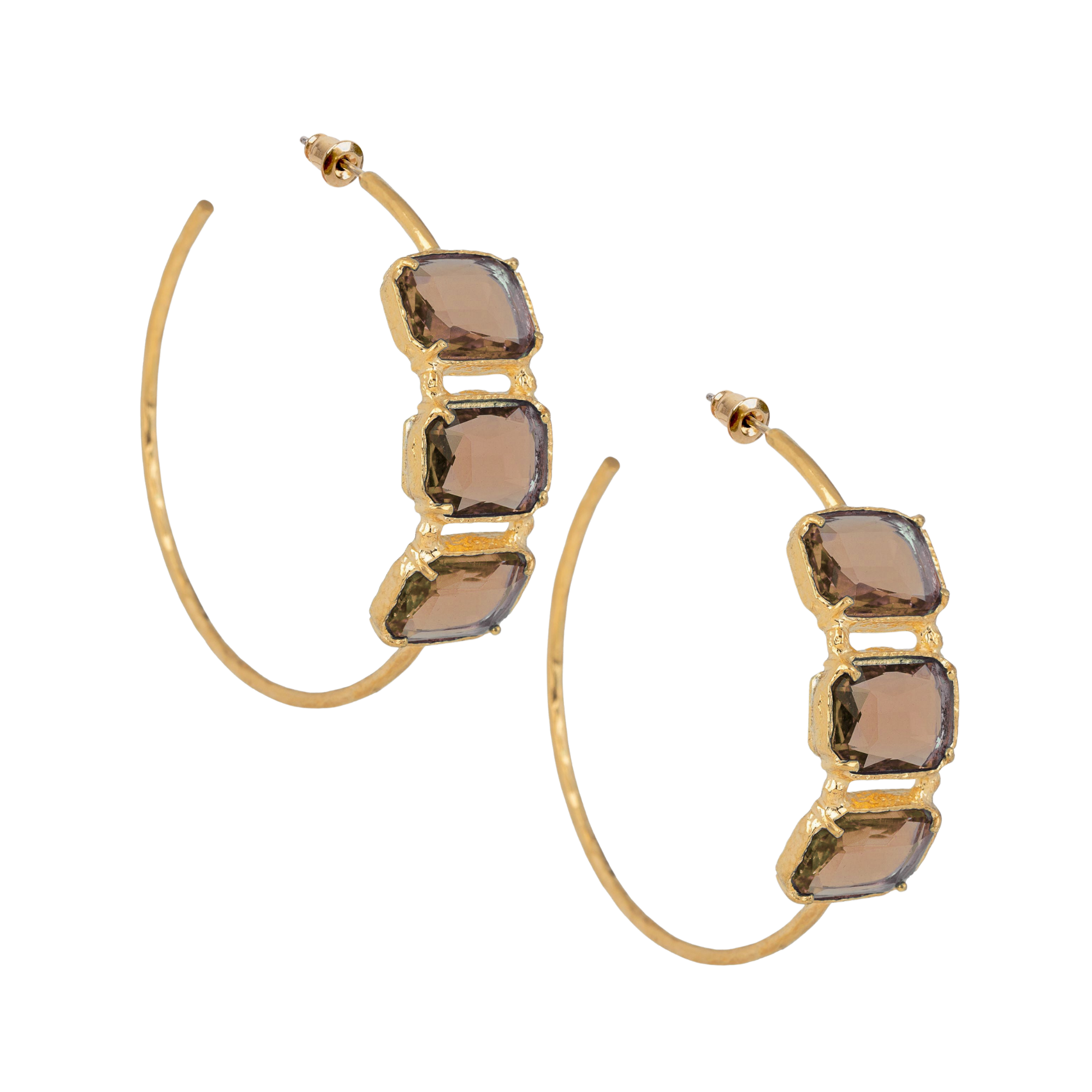 Imperfect Cilla Hoops Chocolate