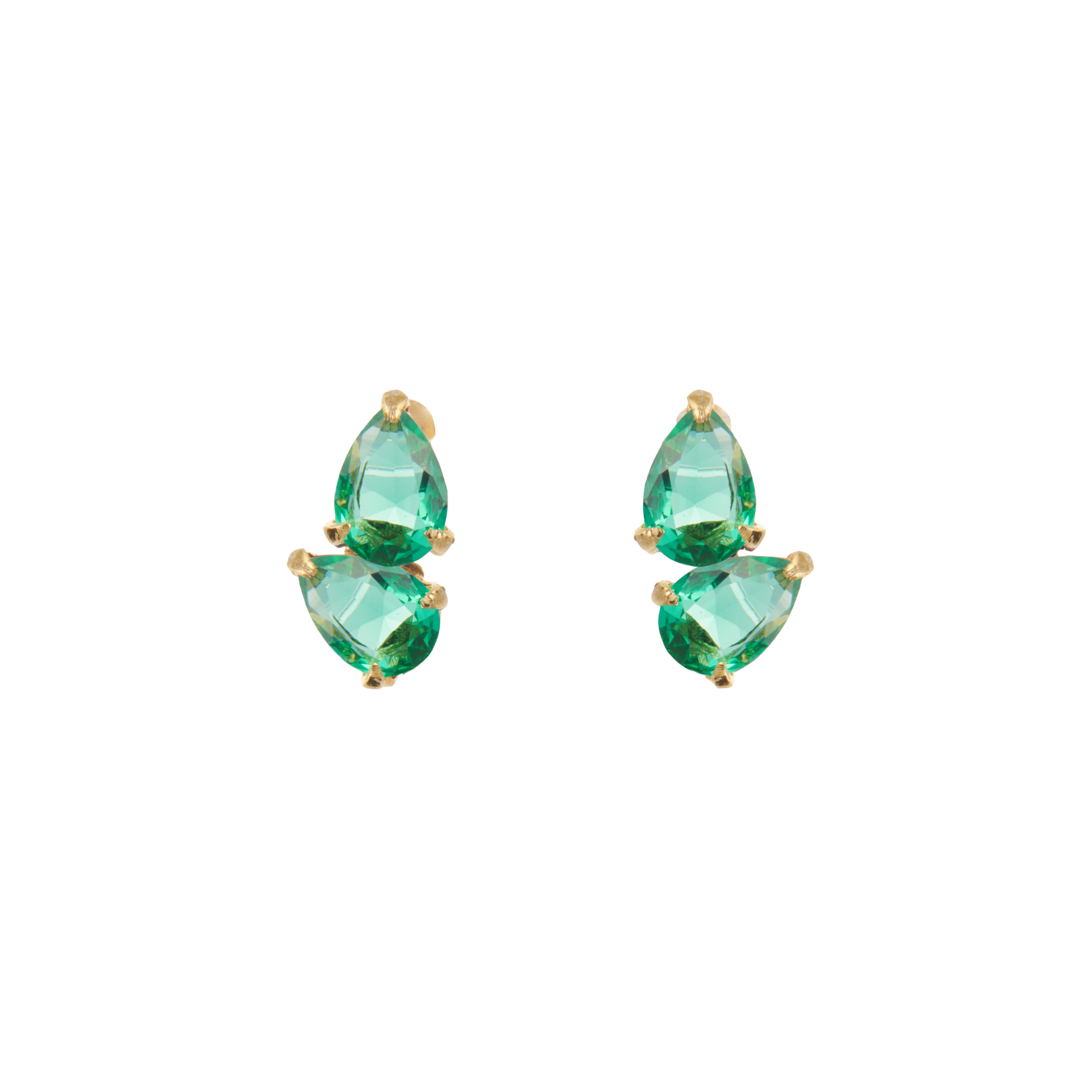 Imperfect Tatiana Earrings Green