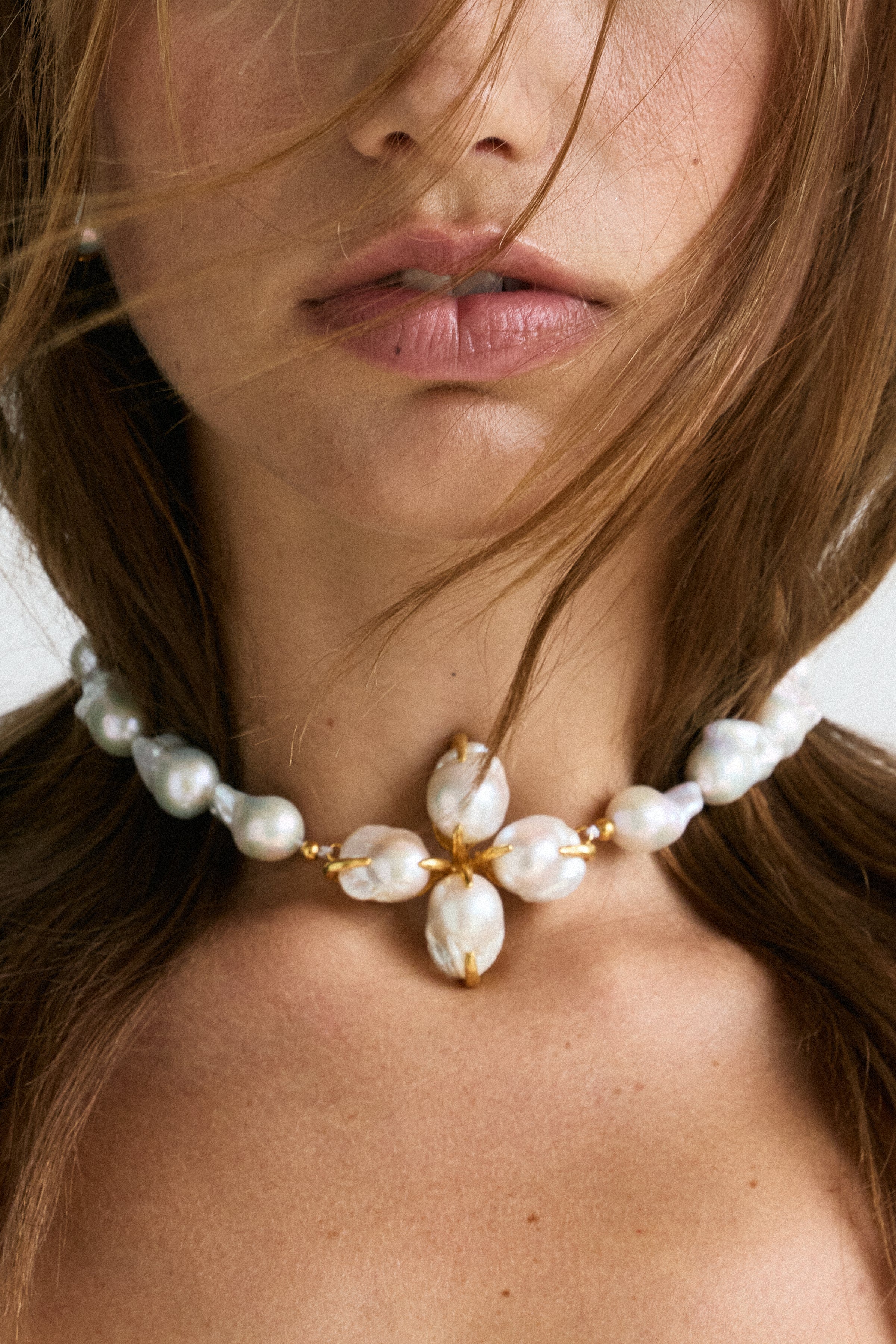 Luxury Designer Cristina Baroque Pearl Necklace Christie Nicolaides 