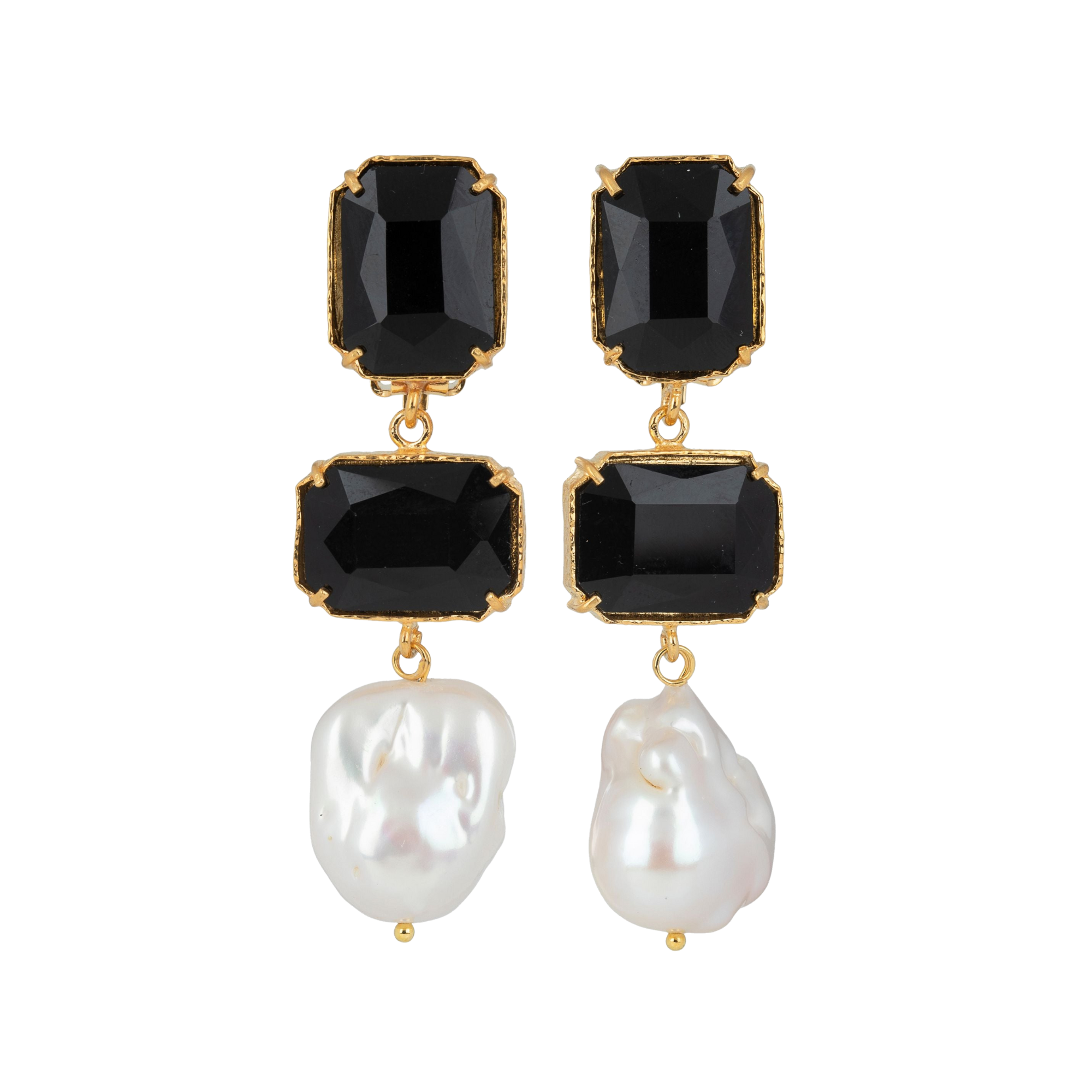Daphne Earrings Black