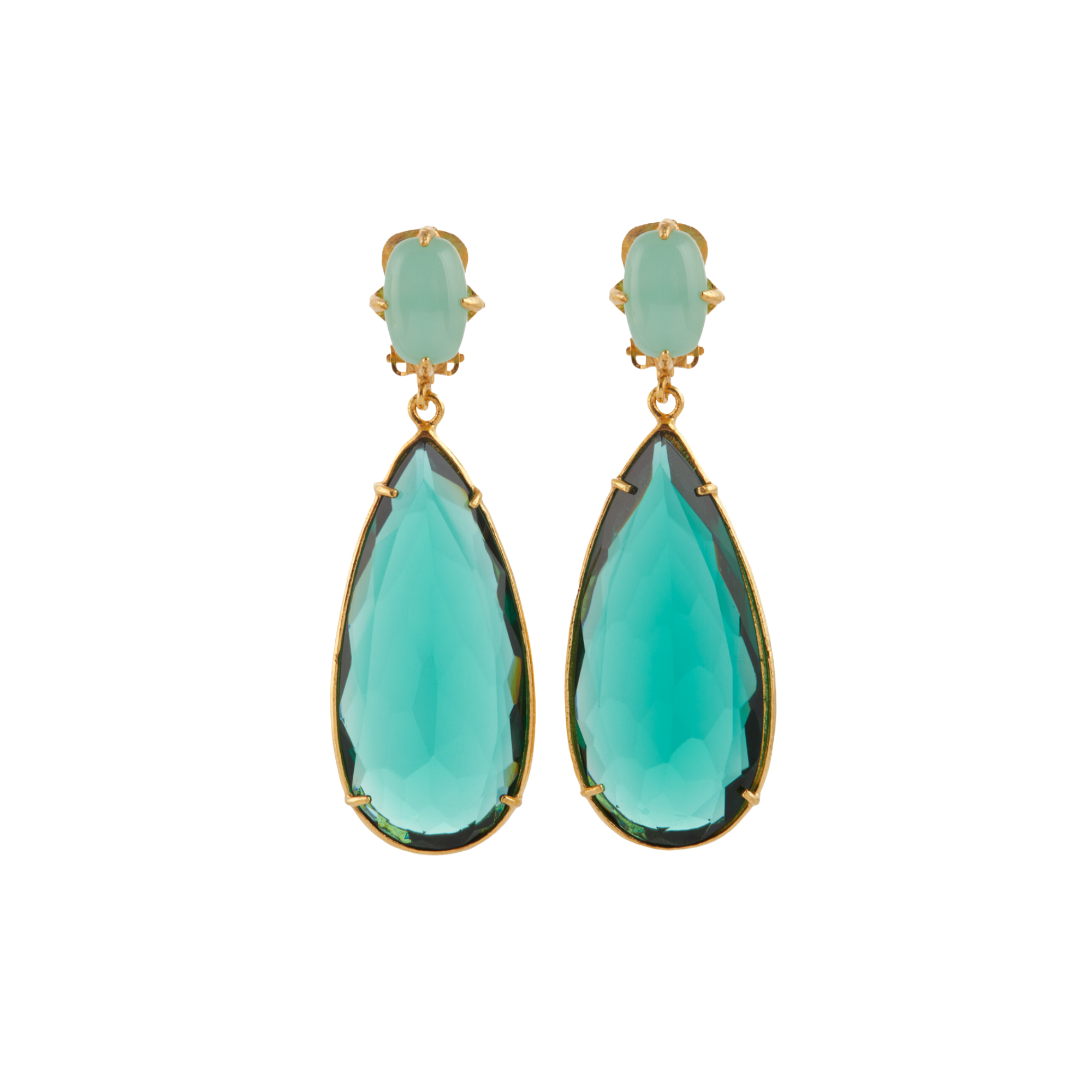 Franca Earrings Green
