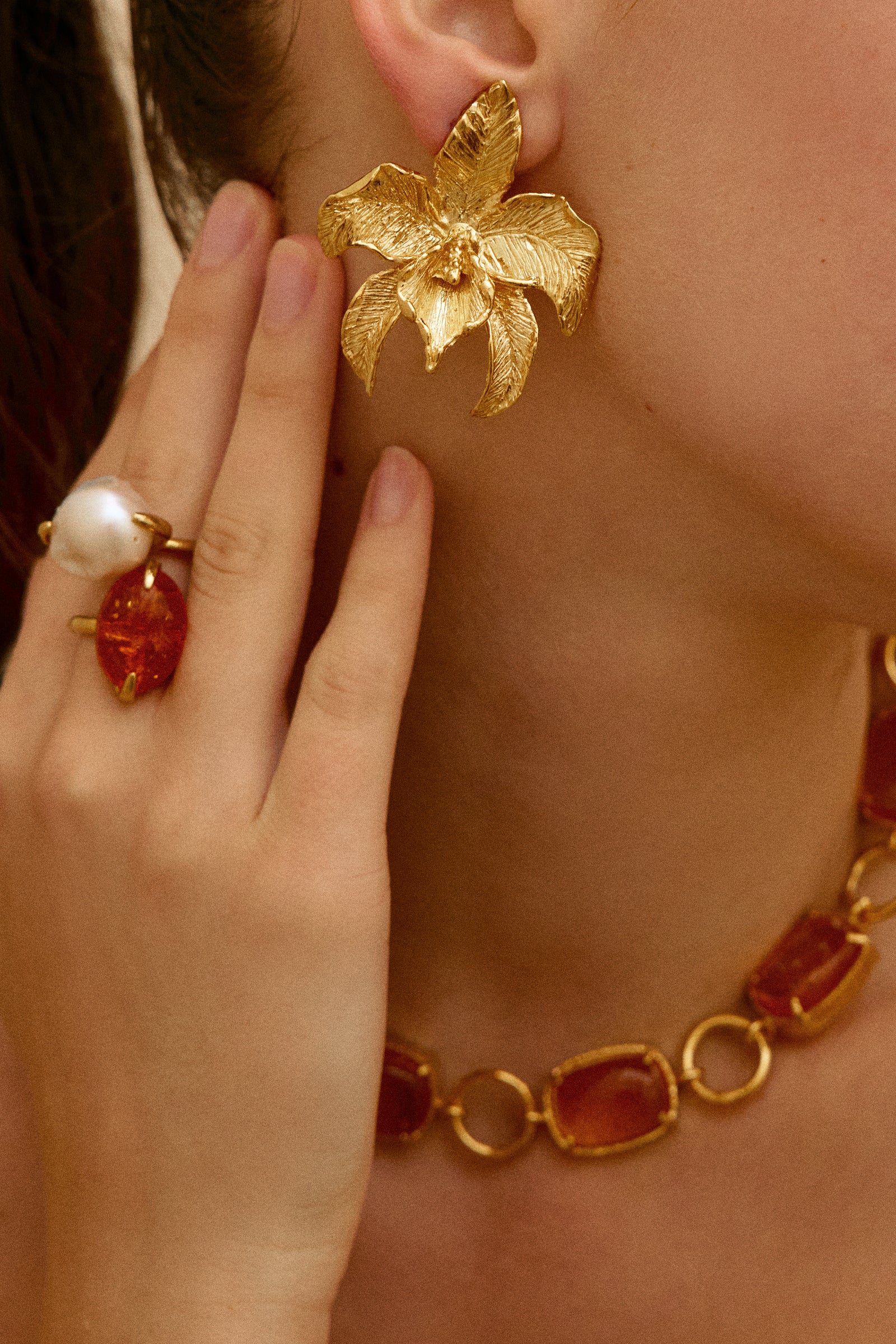 Agatha Earrings Gold