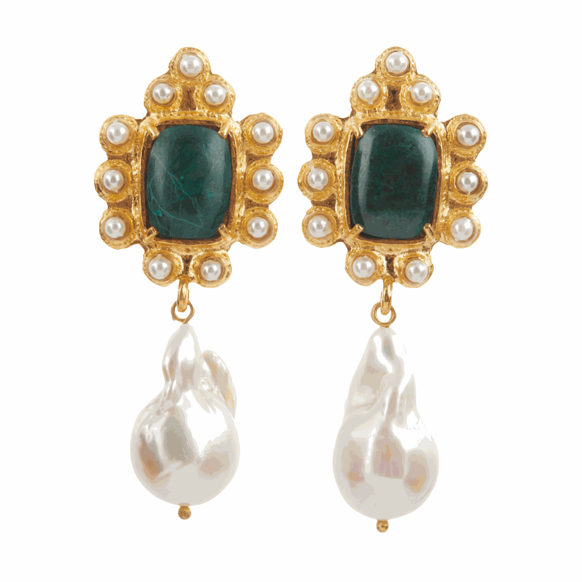 Luxury Designer Amalita Turquoise Earrings by Christie Nicolaides