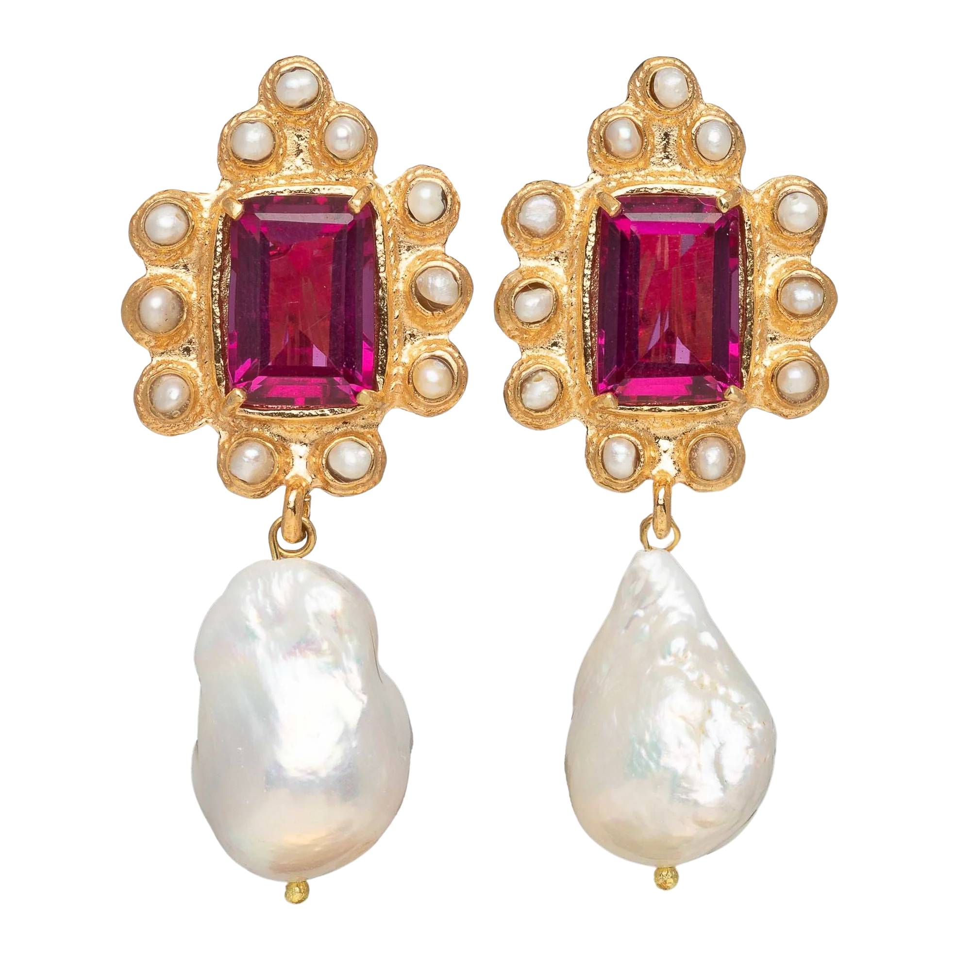Amalita Earrings Hot Pink
