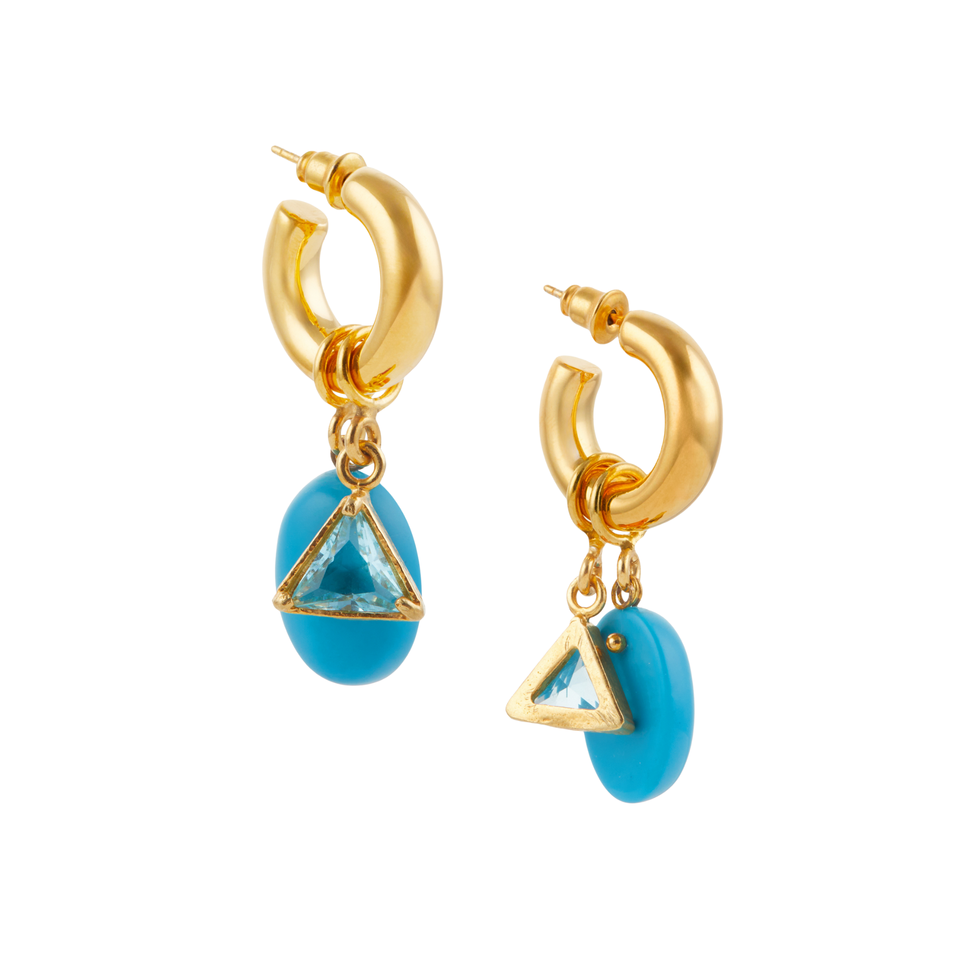 Natalia Hoops Blue