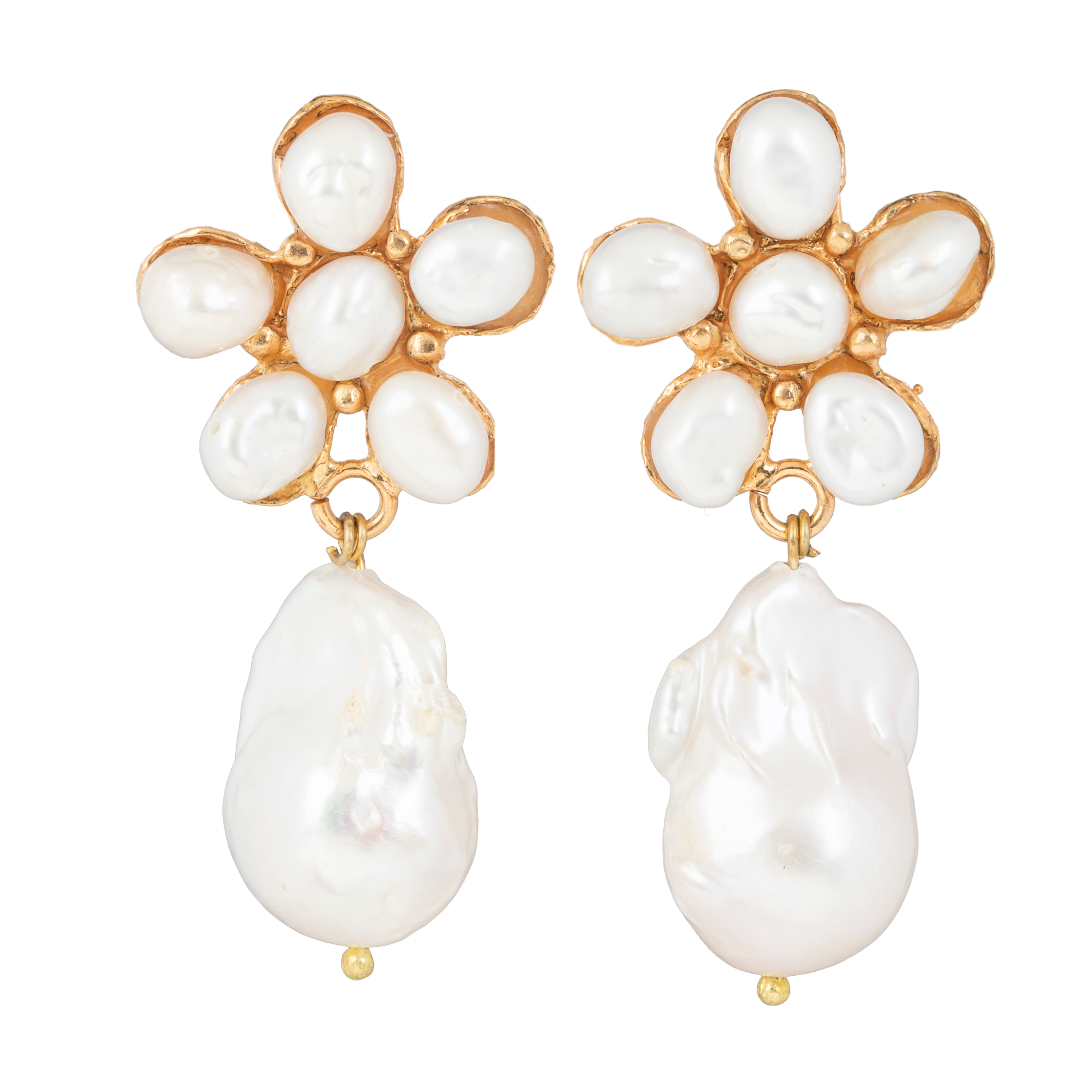 Sylvie Earrings Pearl