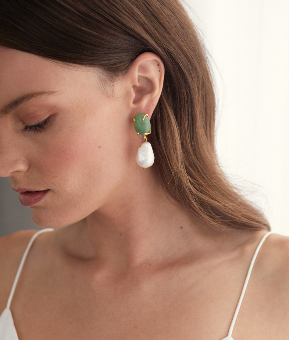 Piccola Earrings Green