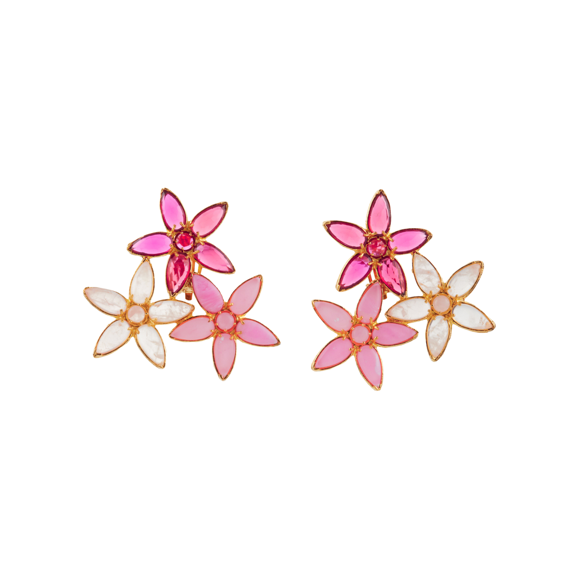 Calanthe Earrings Pink