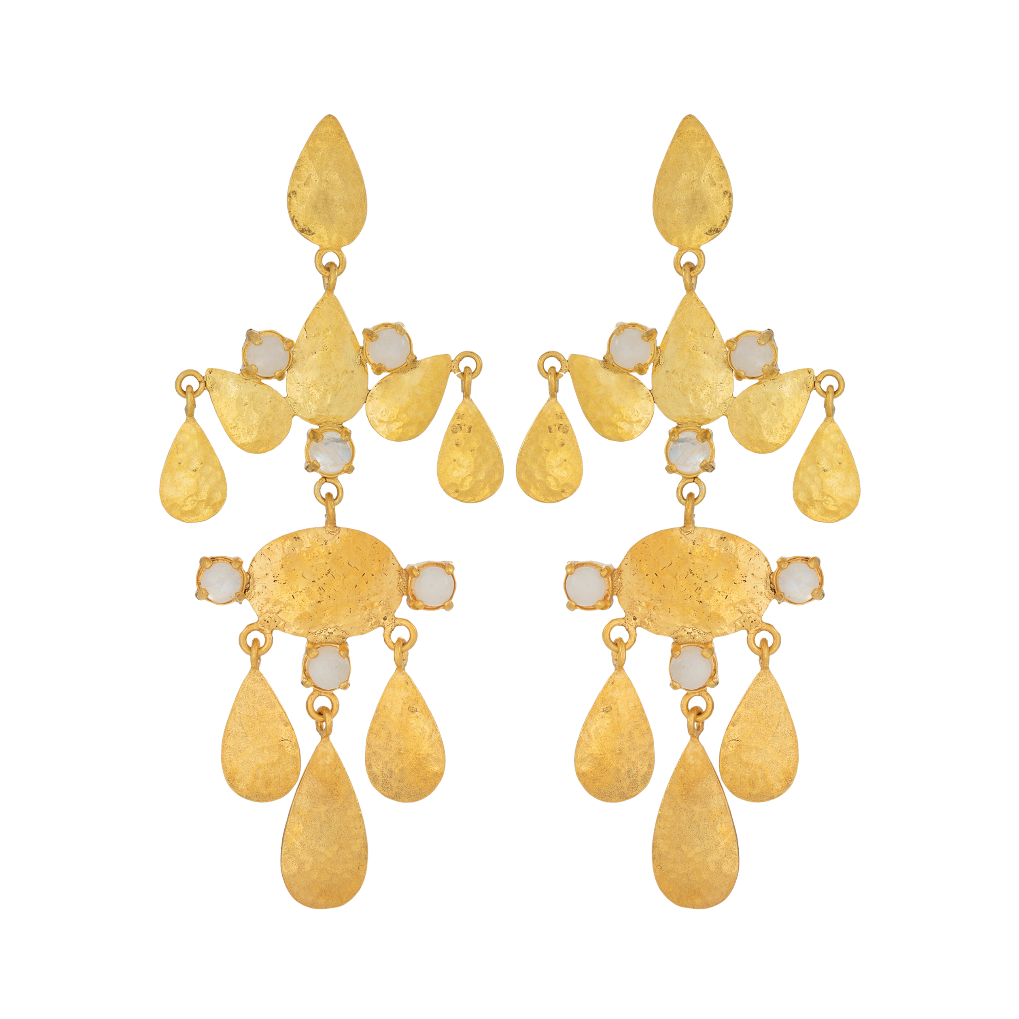 Camila Earrings White