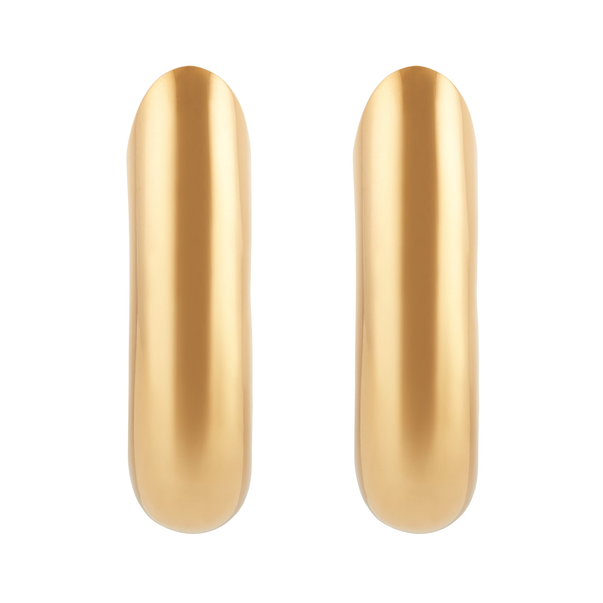 Christie Nicolaides Helena Earrings Extra Large, 24k gold plated
