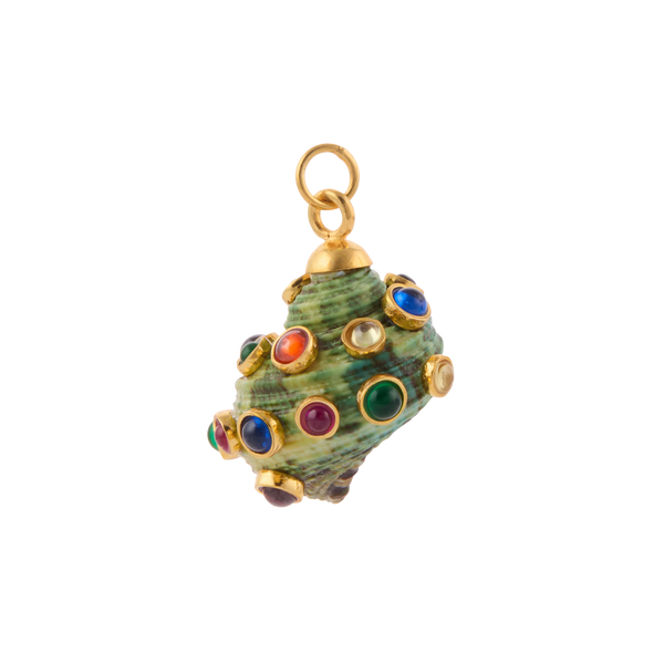 Pazziela Real Green Shell Charm by Christie Nicolaides