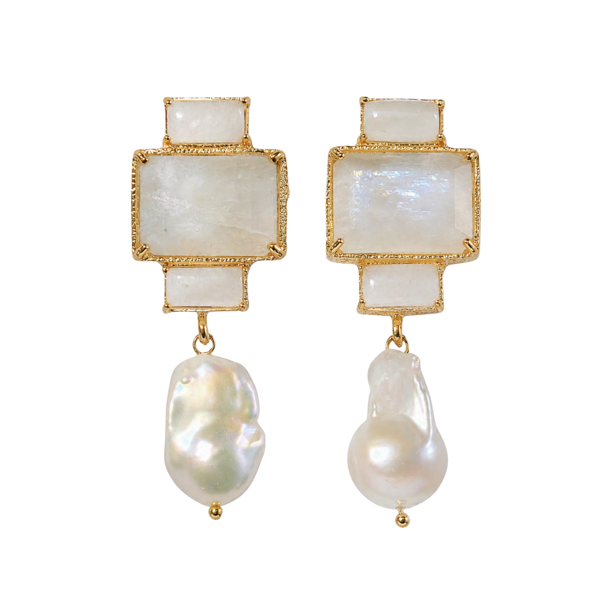 Bambina Earrings White