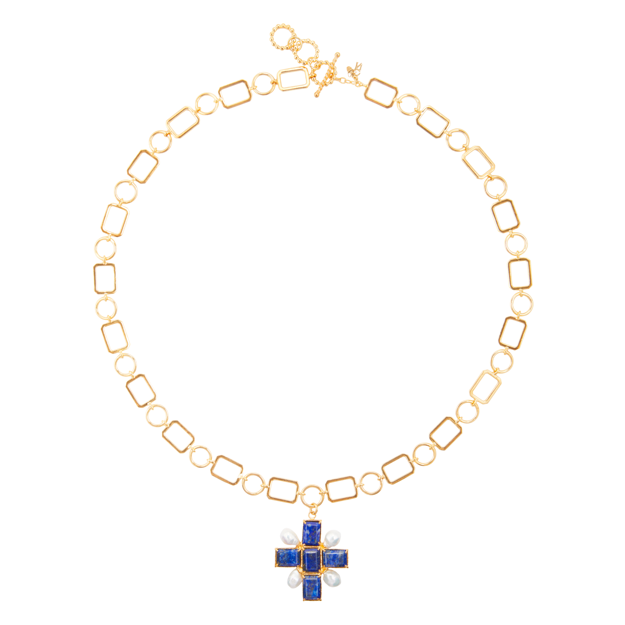 Electra Necklace Blue