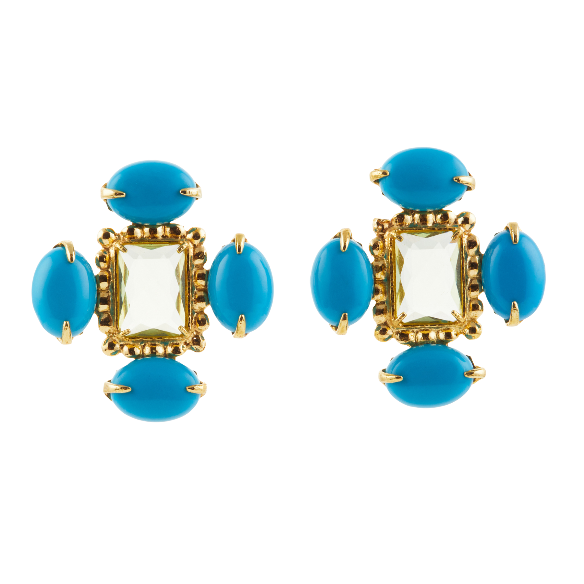 Elias Earrings Blue