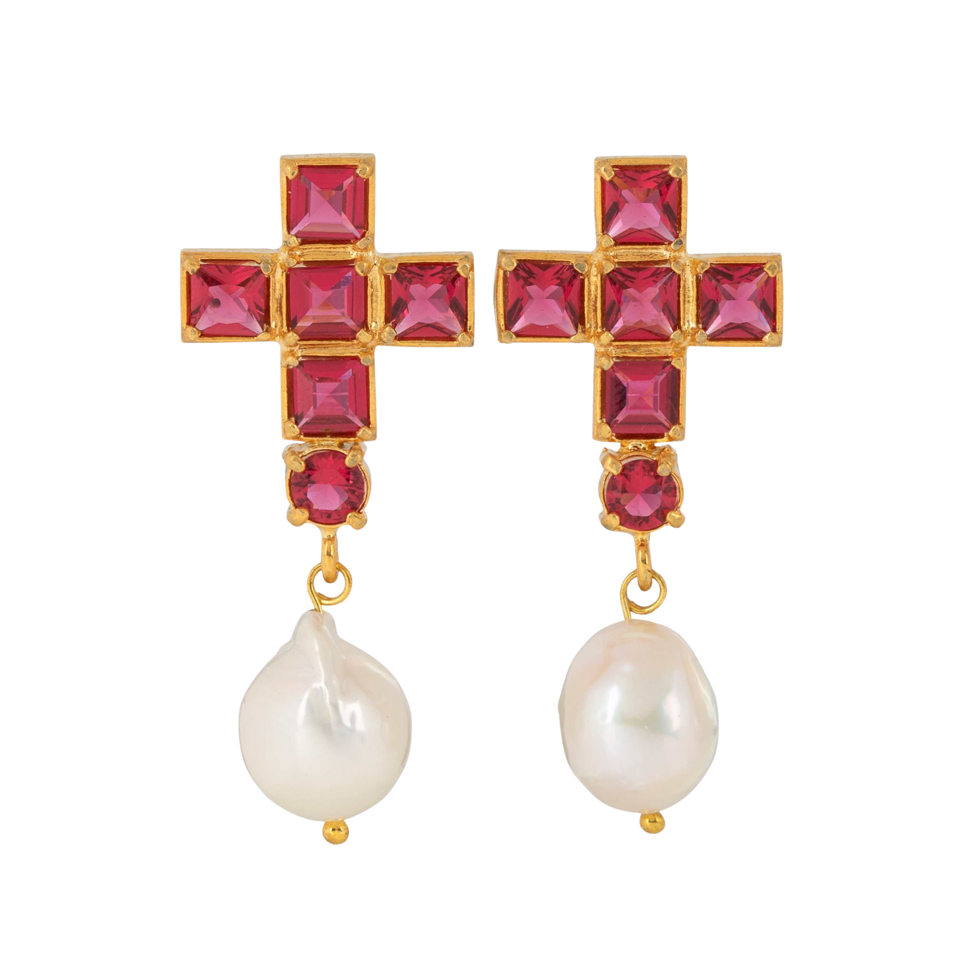 Emme Earrings Hot Pink