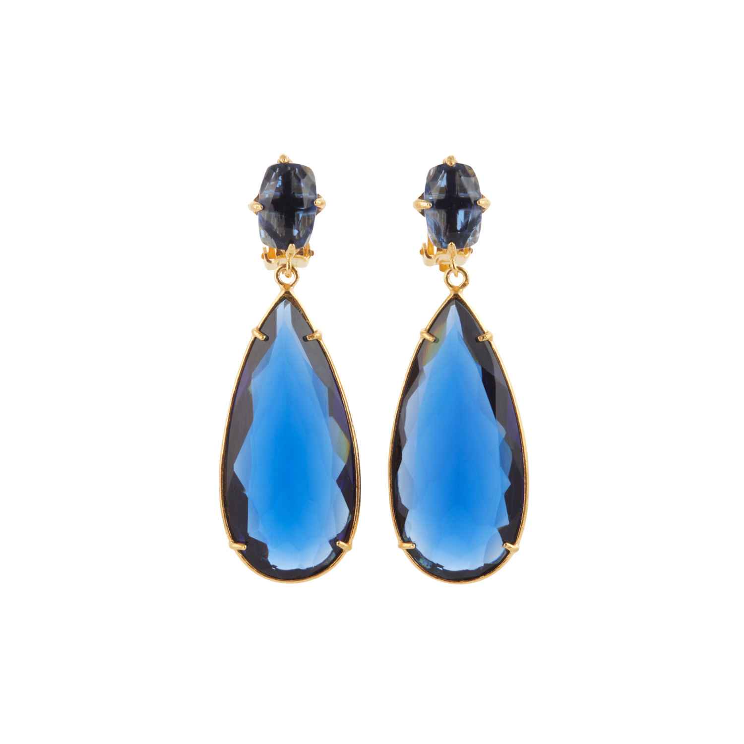 Franca Earrings Dark Blue