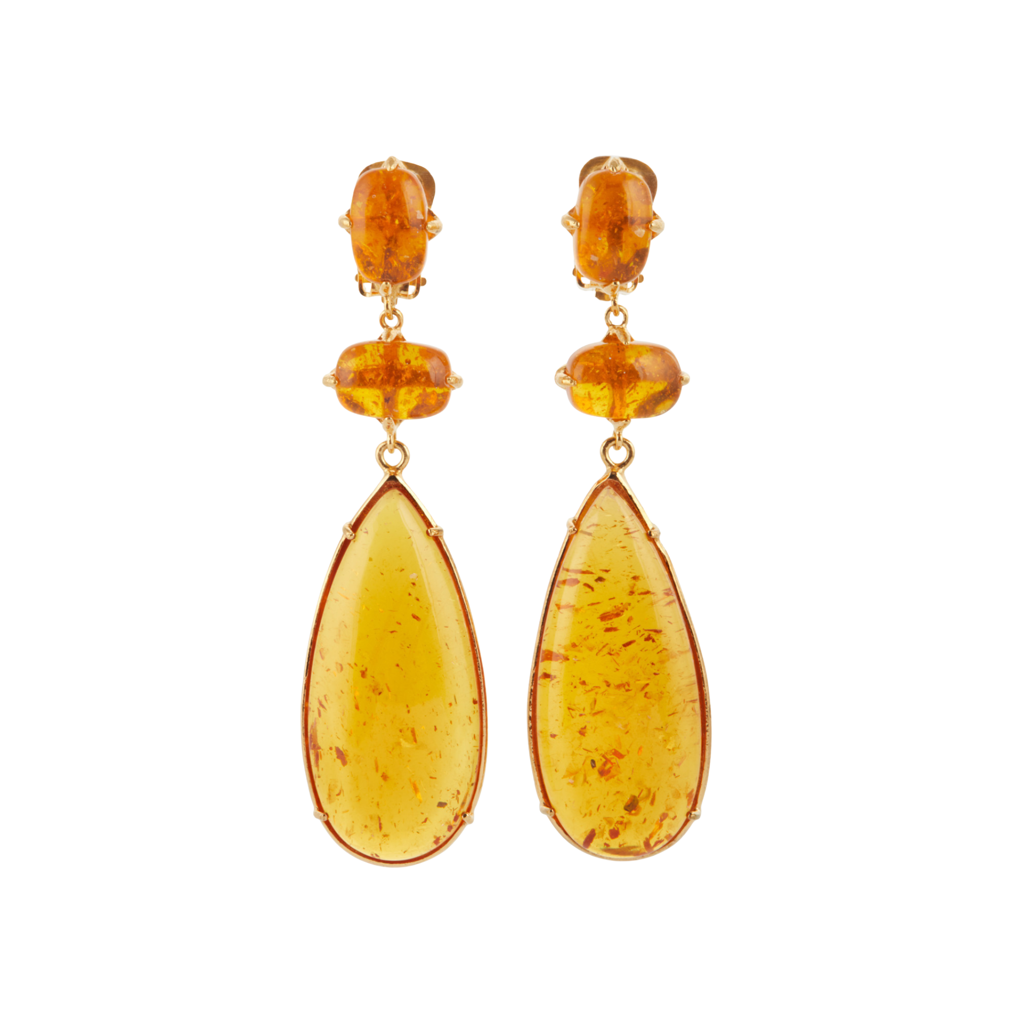 Francesca Earrings Orange