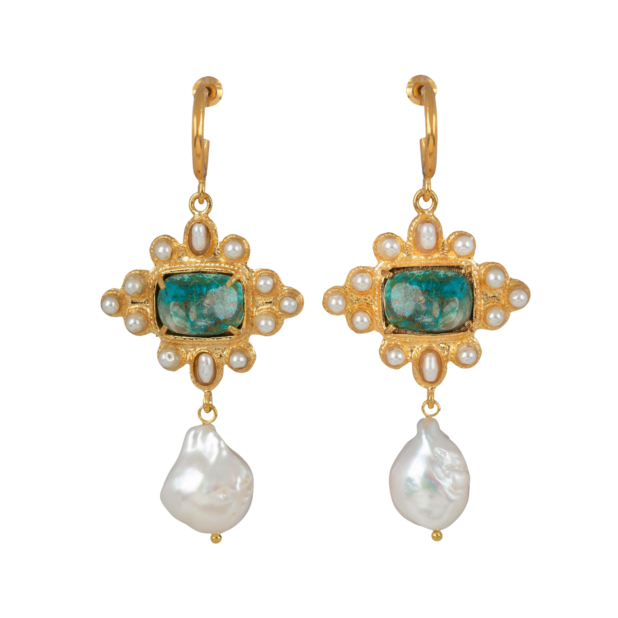 Luella Hoops Turquoise