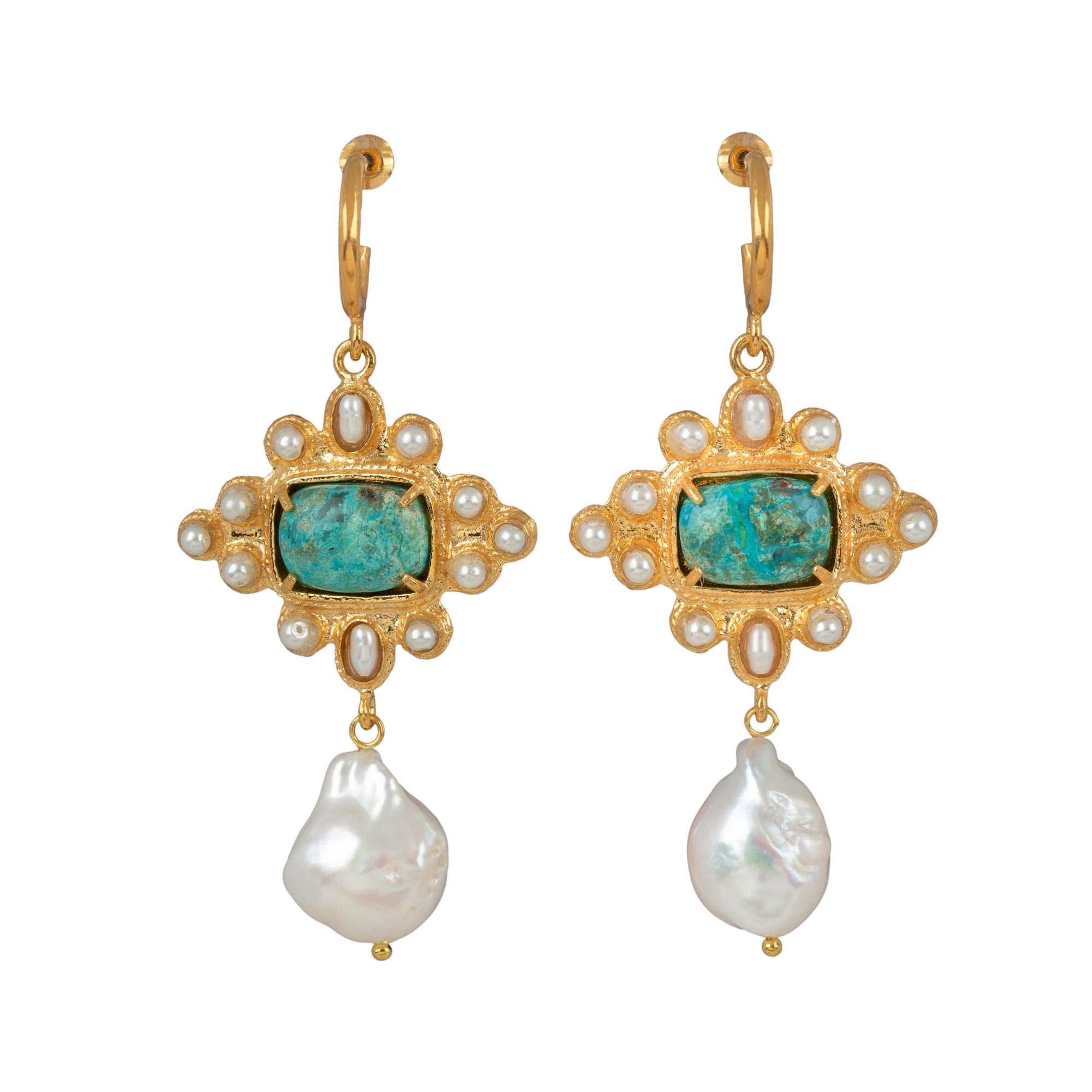 Luella Hoops Turquoise