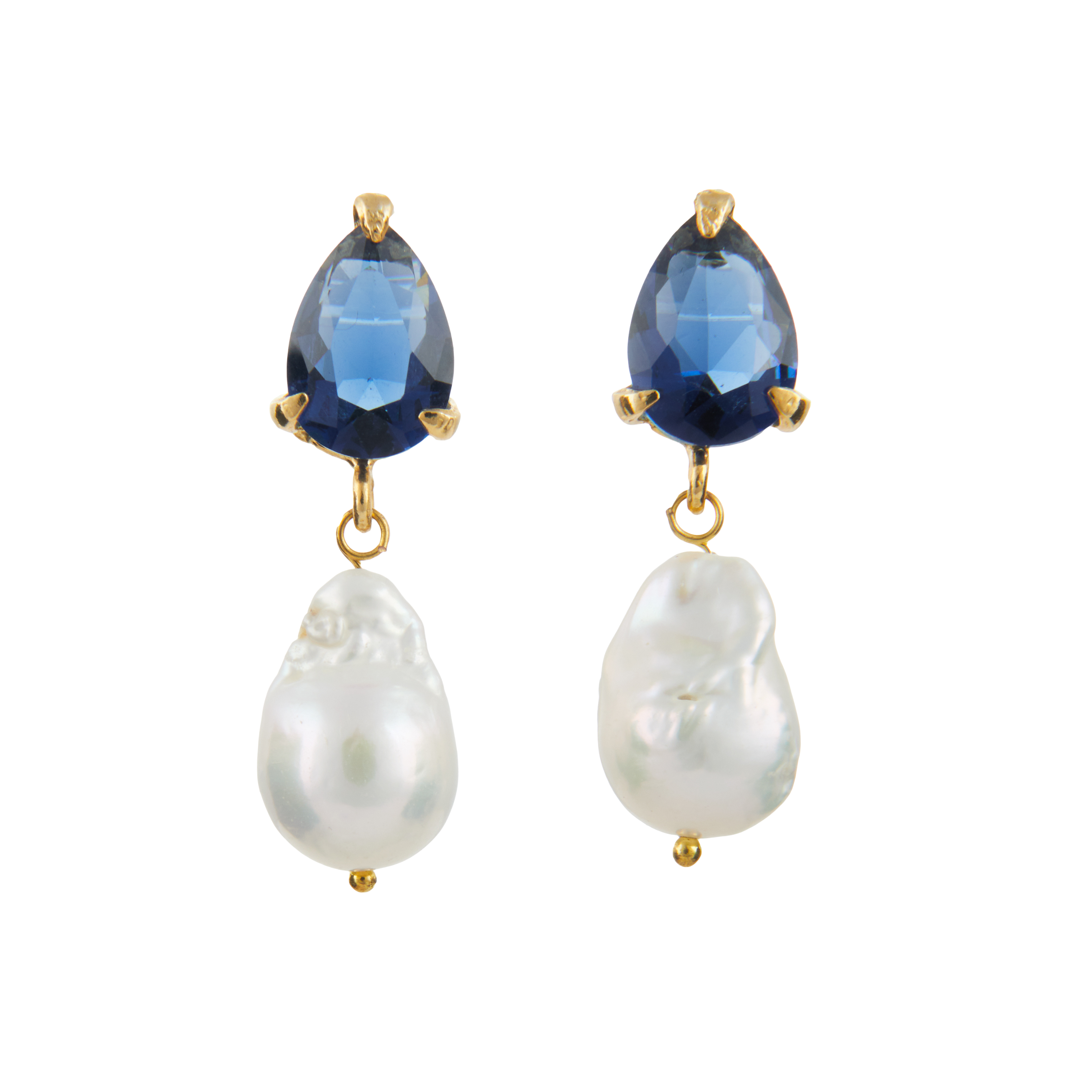 Ella Earrings Dark Blue