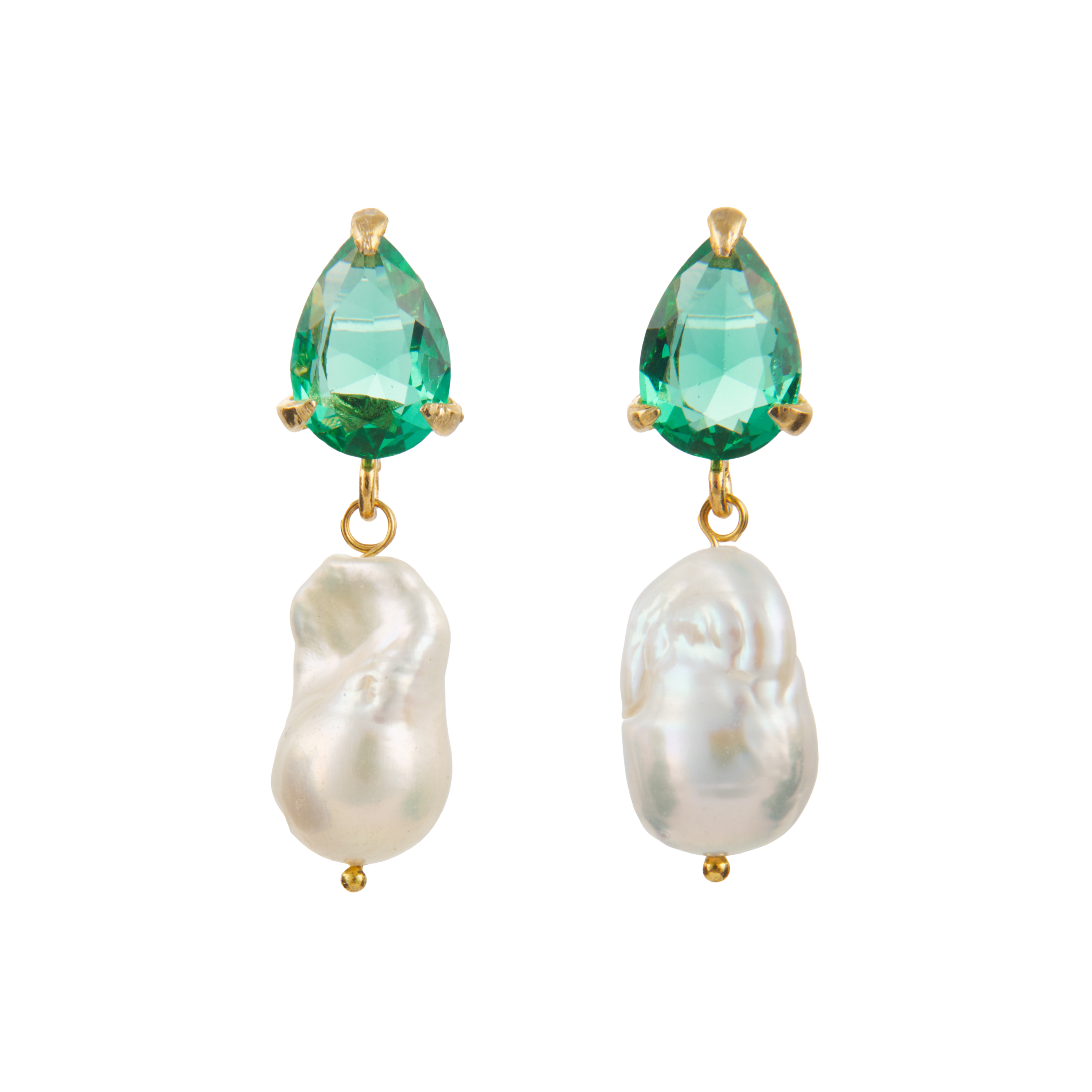 Ella Earrings Dark Green