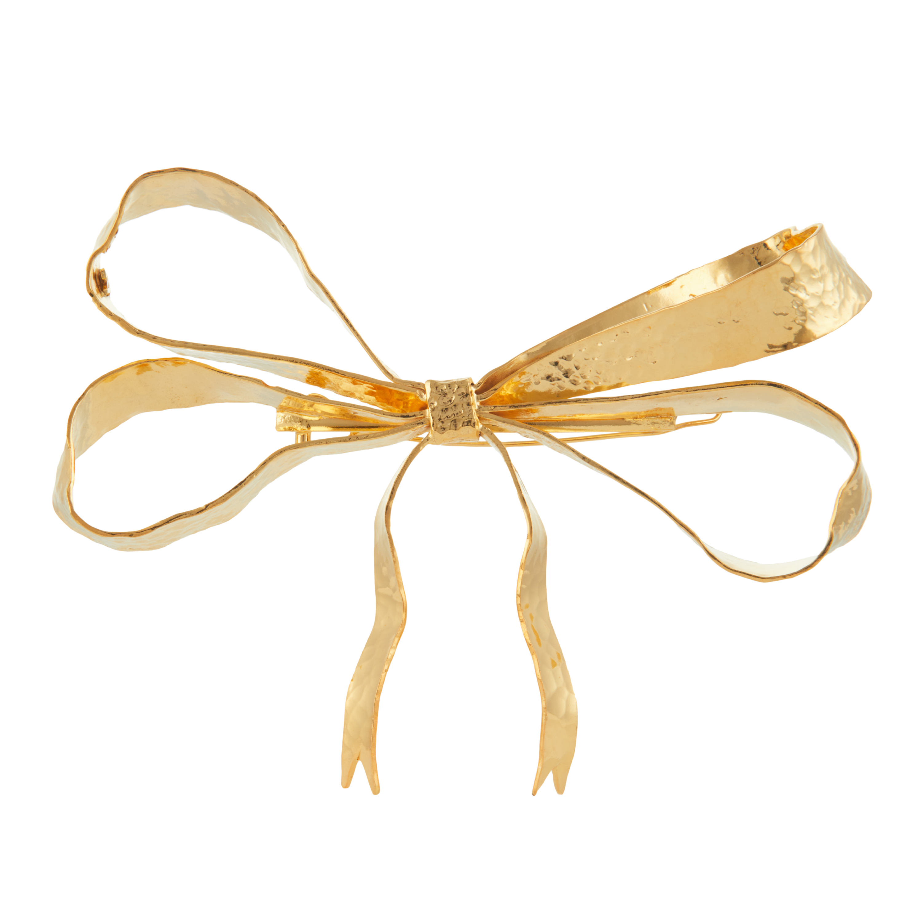 Luxury Designer Margot Gold Bow Hair Clip by Christie Nicolaides