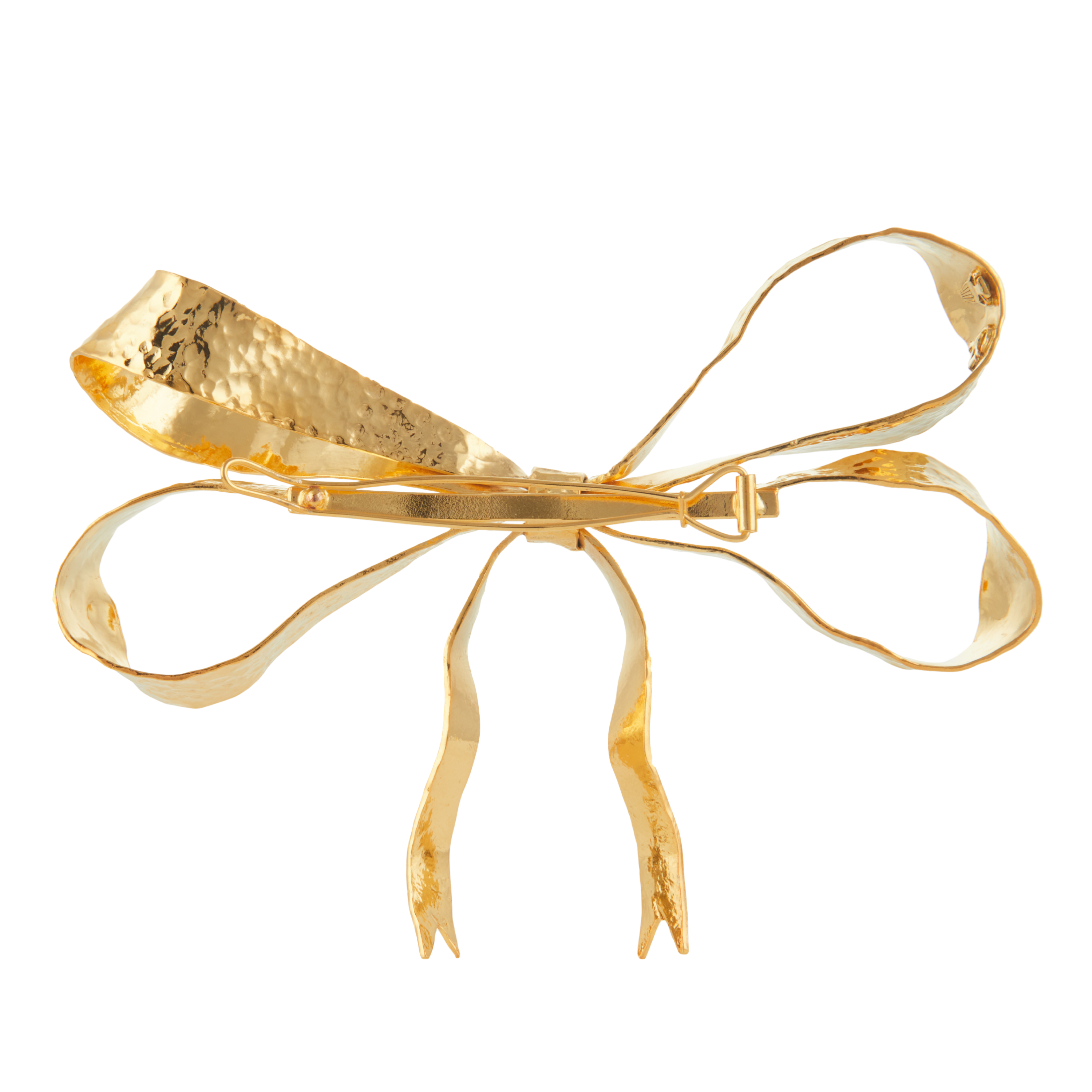 Luxury Designer Margot Gold Bow Hair Clip by Christie Nicolaides
